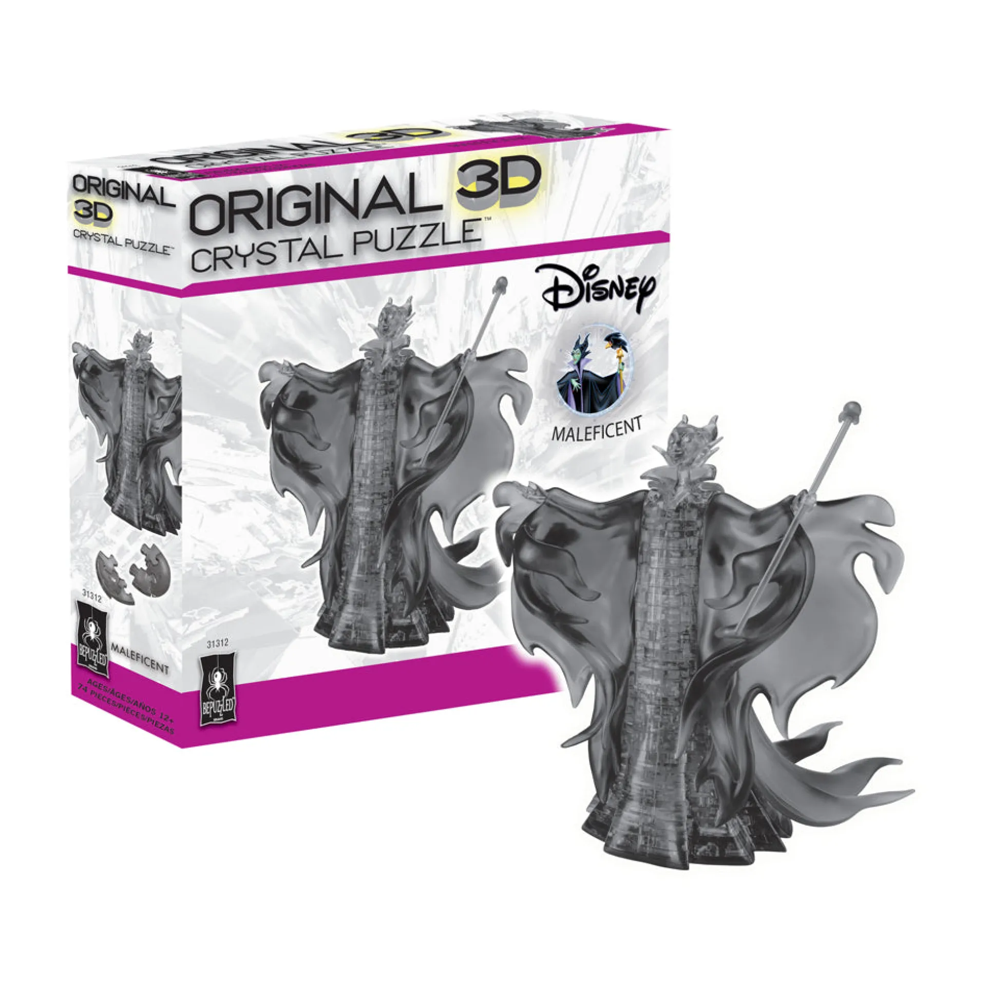 BePuzzled Disney Maleficent 3D Crystal Puzzle - 74 pcs