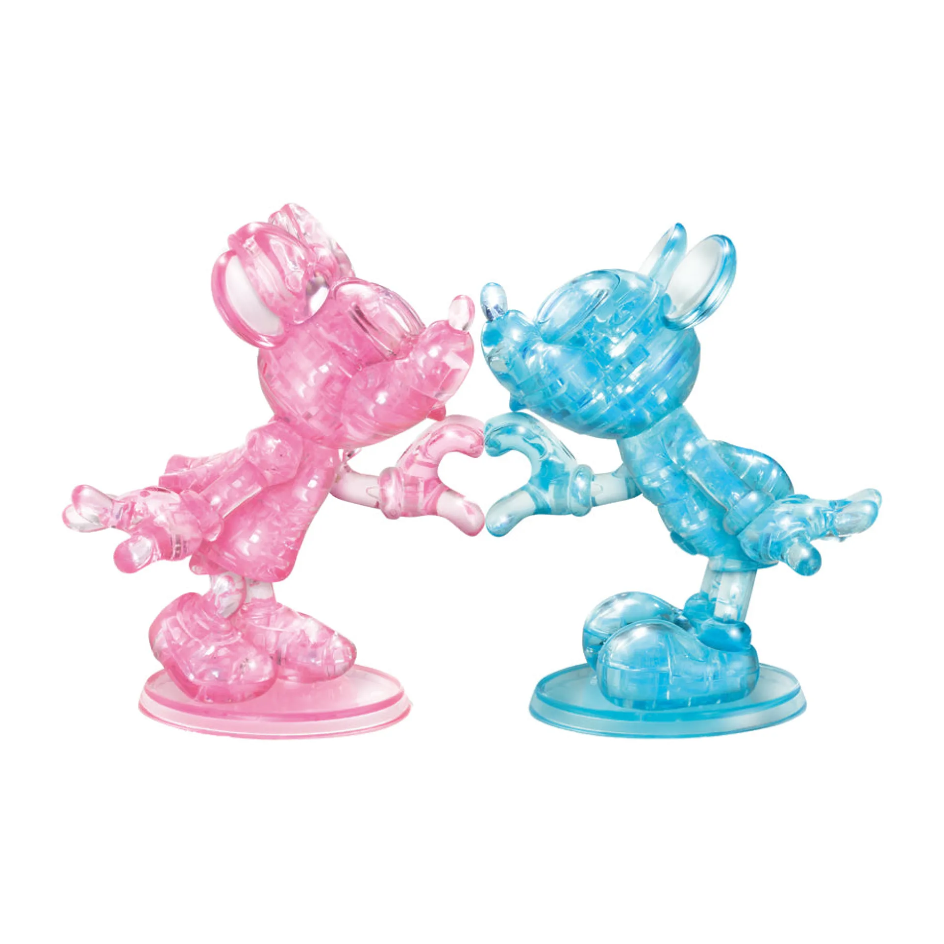 BePuzzled Disney Minnie & Mickey 3D Crystal Puzzle - 68 pcs