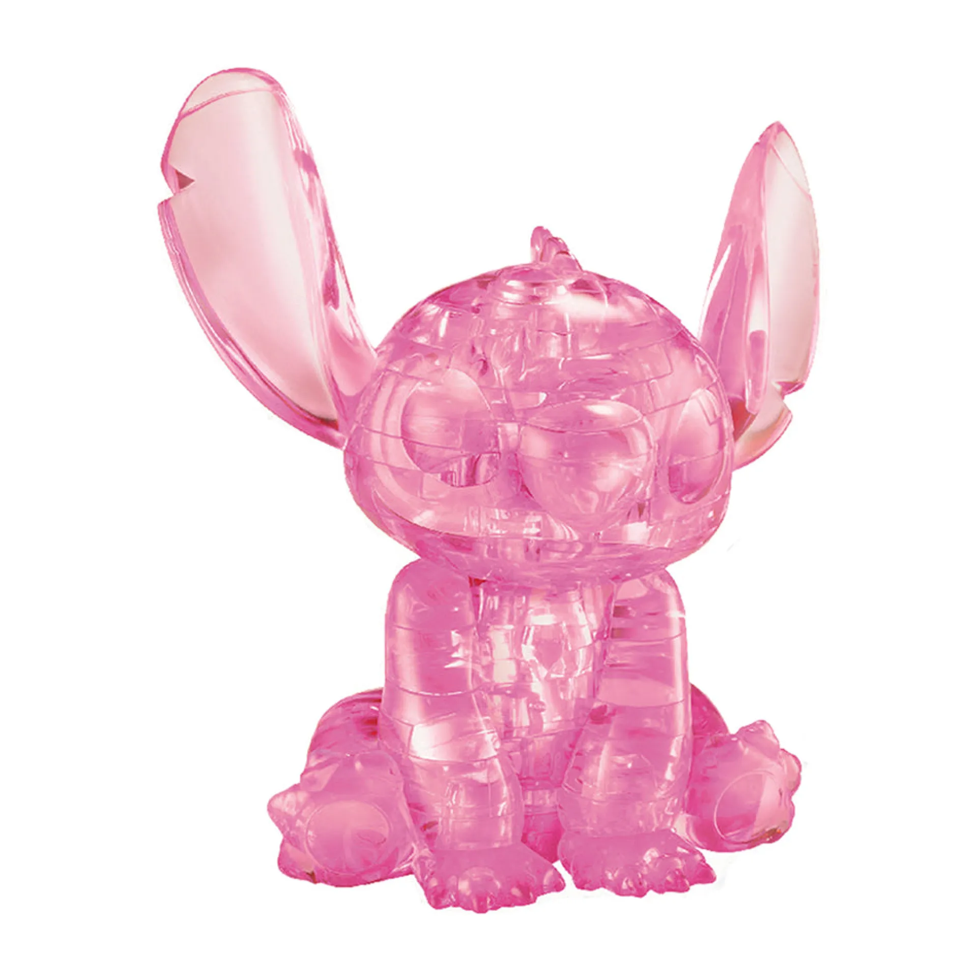 BePuzzled Disney Stitch 3D Crystal Puzzle - Pink, 43 Pieces