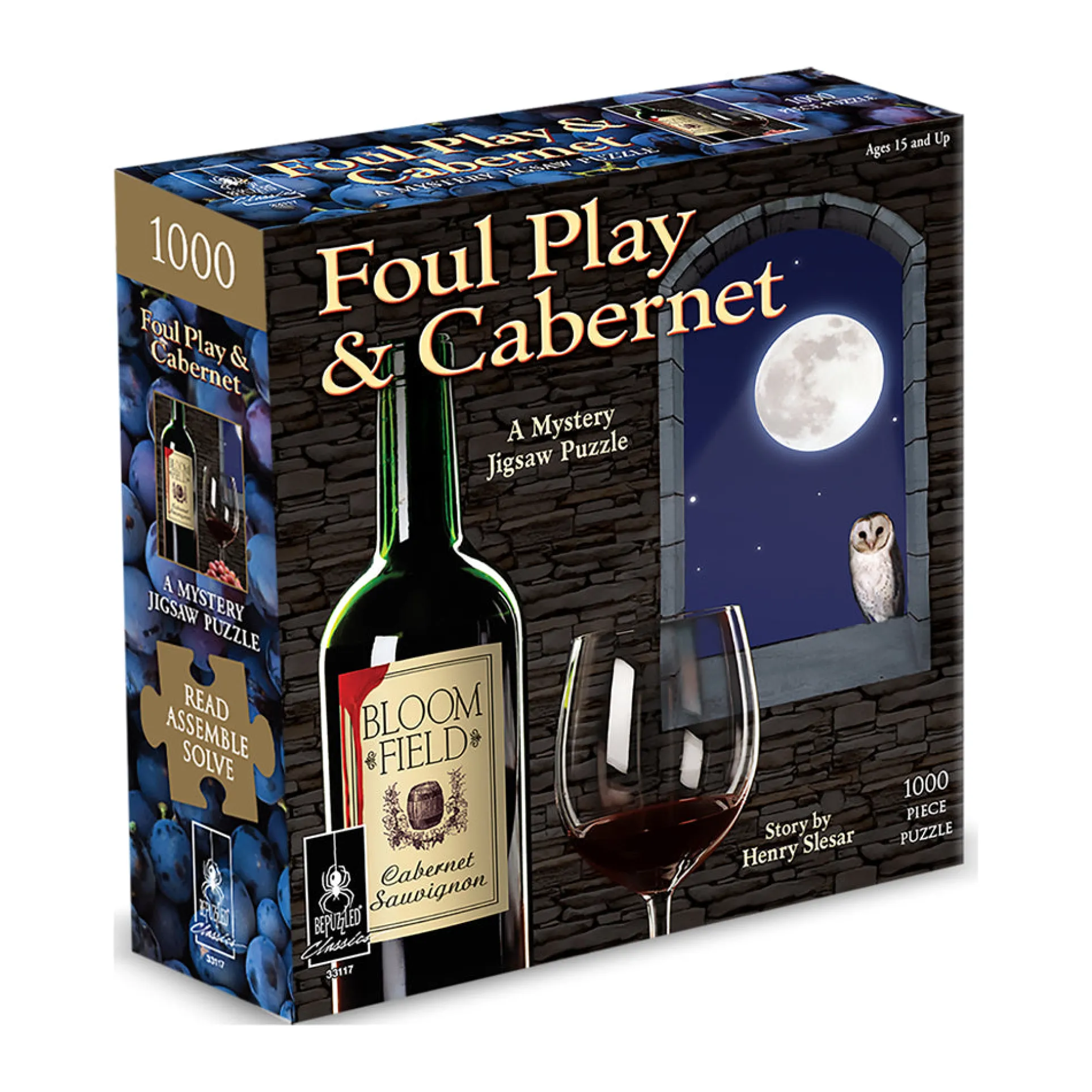 BePuzzled Foul Play & Cabernet Mystery Jigsaw Puzzle - 1000 pc
