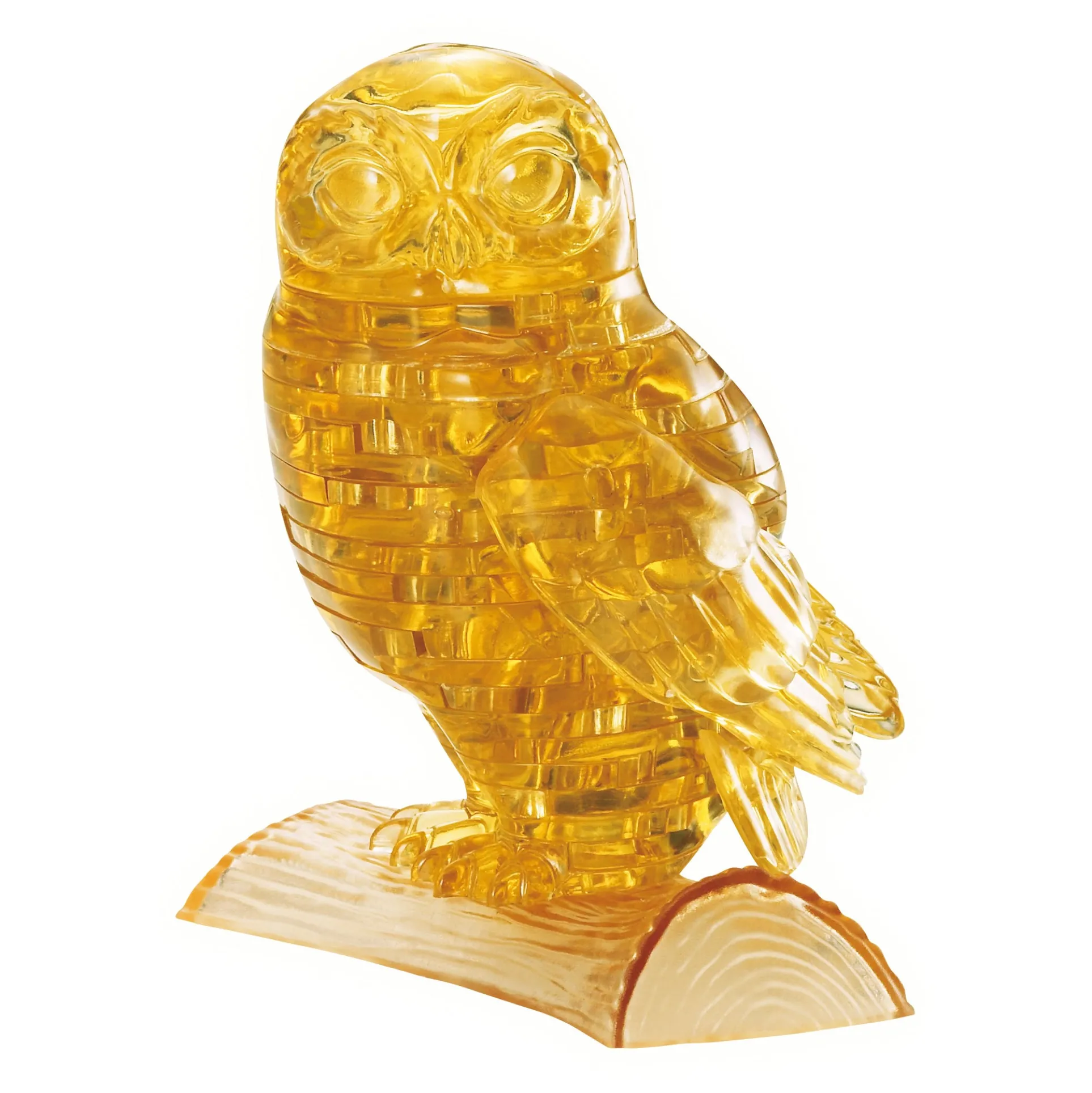 BePuzzled Grey Owl 3D Crystal Puzzle - 42 Piece Set