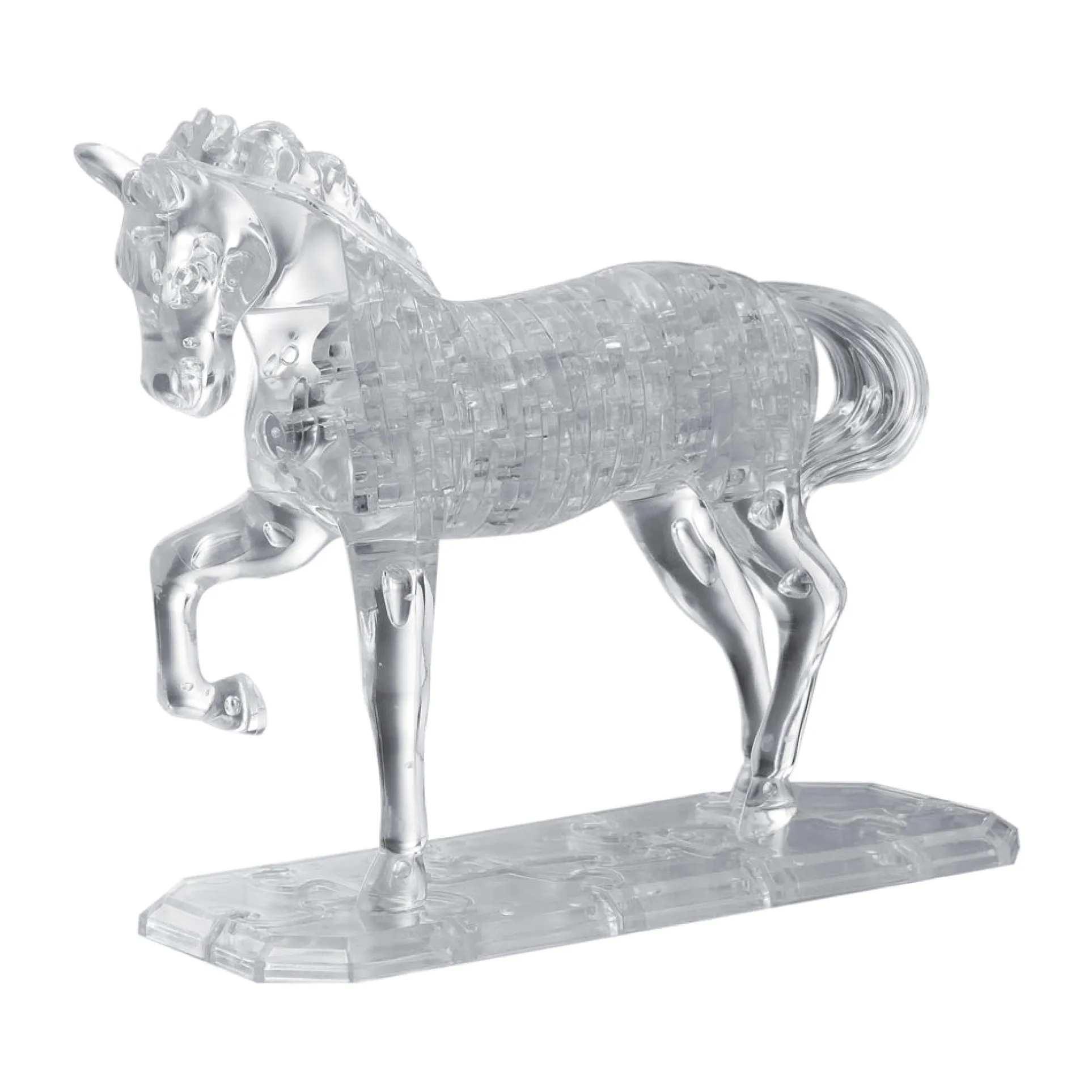 BePuzzled Majestic White Horse 3D Crystal Puzzle - 98 pc