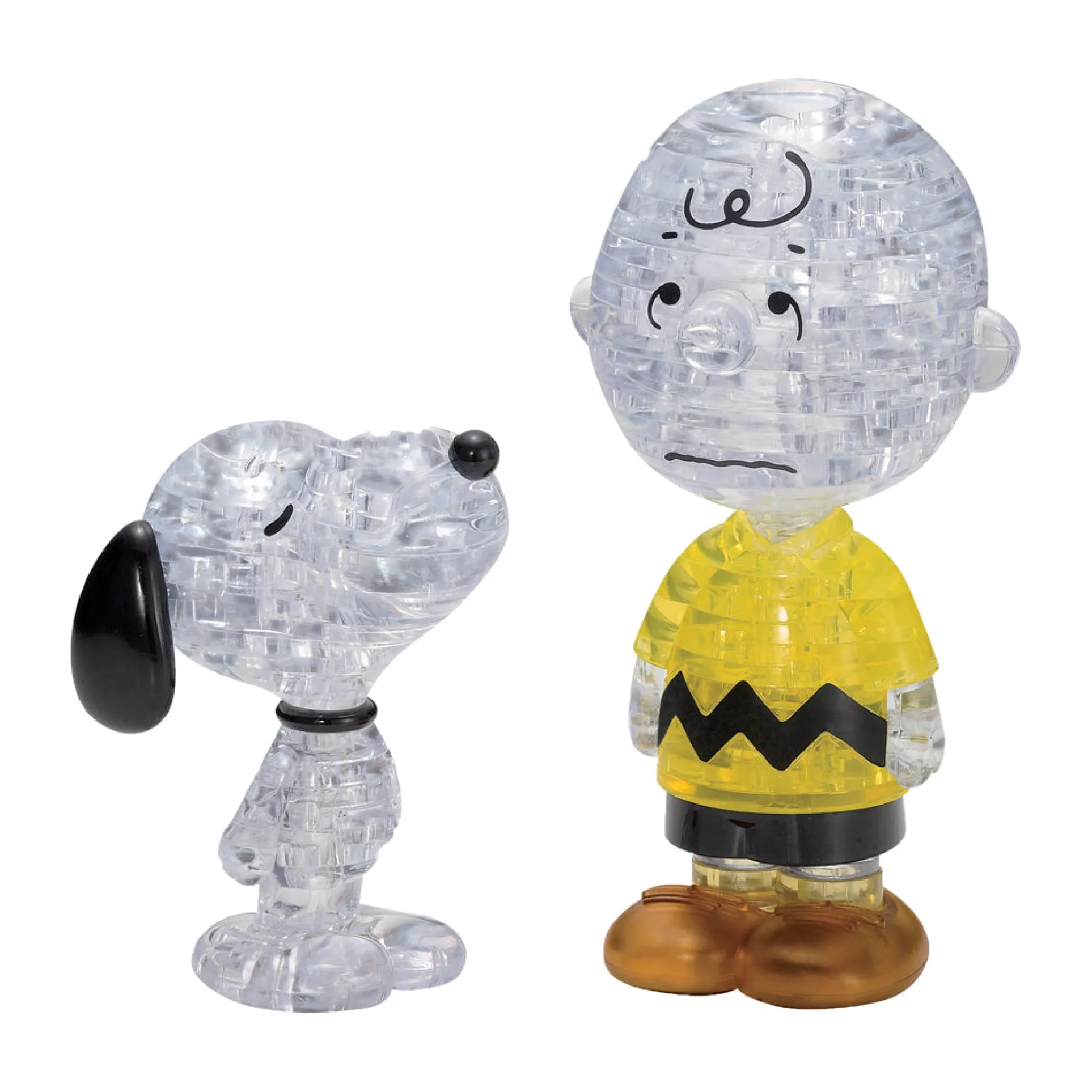 BePuzzled Peanuts Snoopy & Charlie Brown 3D Crystal Puzzle - 77 pcs