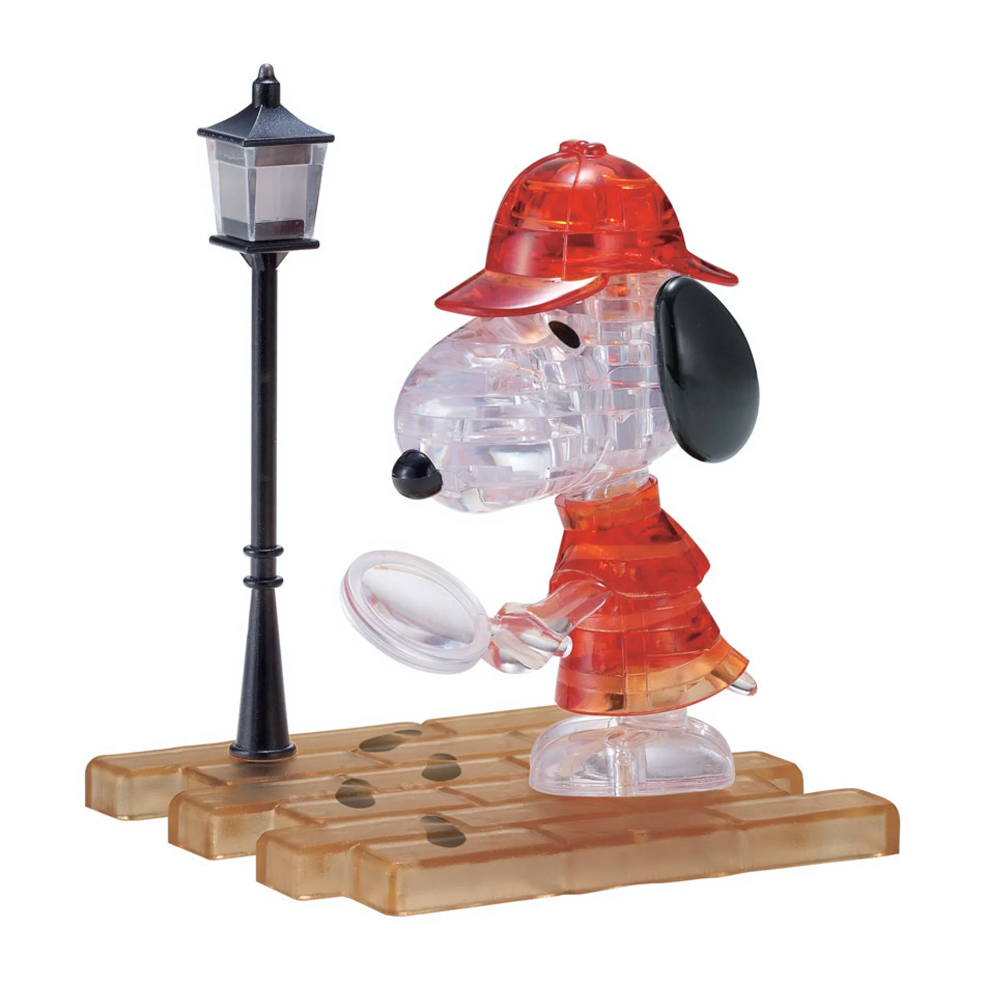 BePuzzled Peanuts Detective Snoopy 3D Crystal Puzzle - 34 pcs