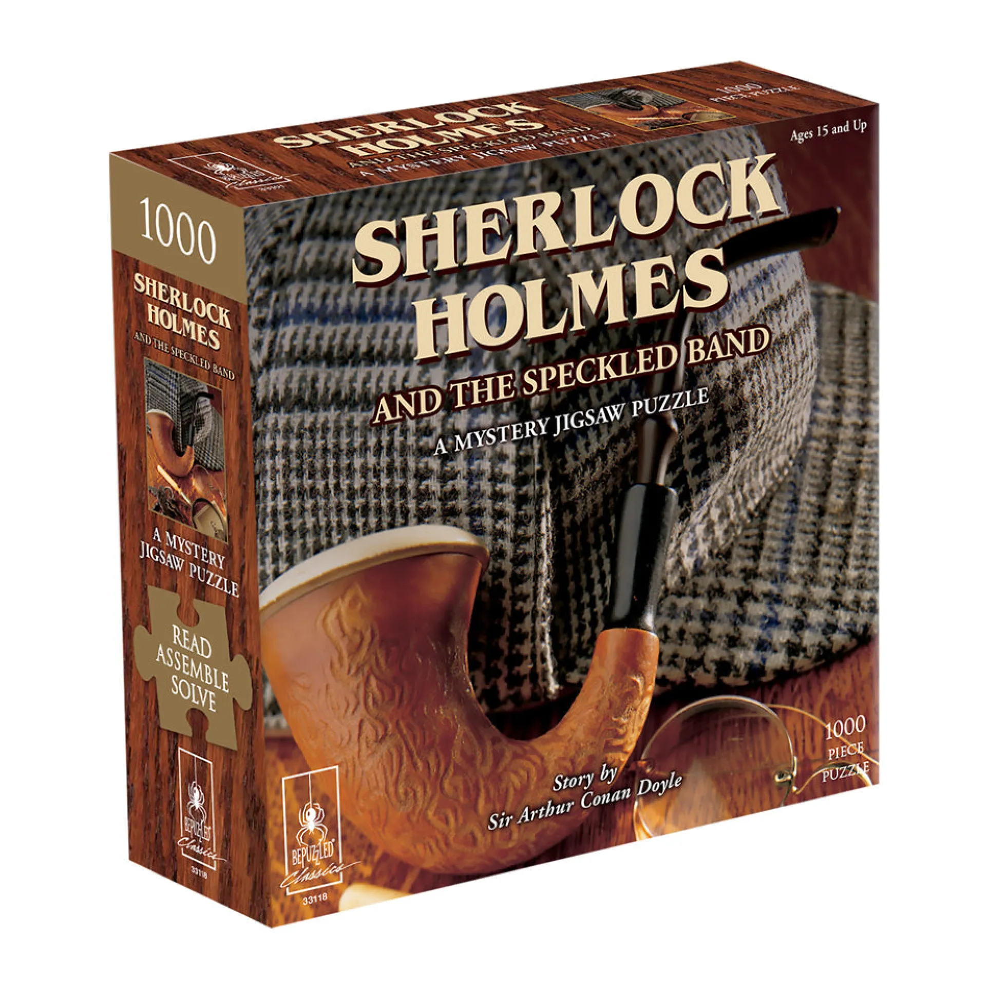 BePuzzled Sherlock Holmes Classic Mystery Jigsaw Puzzle - 1000 pc