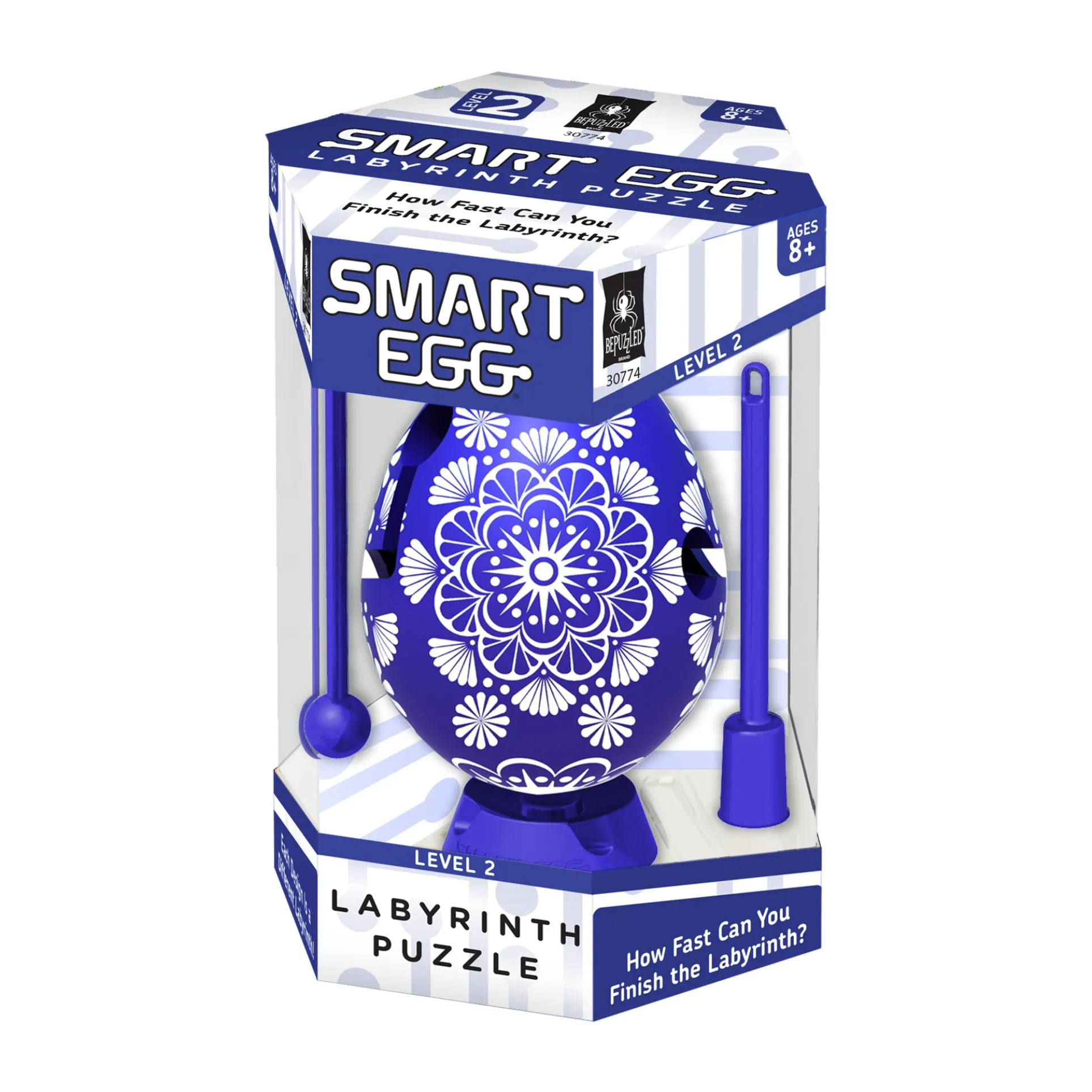 BePuzzled Smart Egg Labyrinth Puzzle - Blue Color Collection