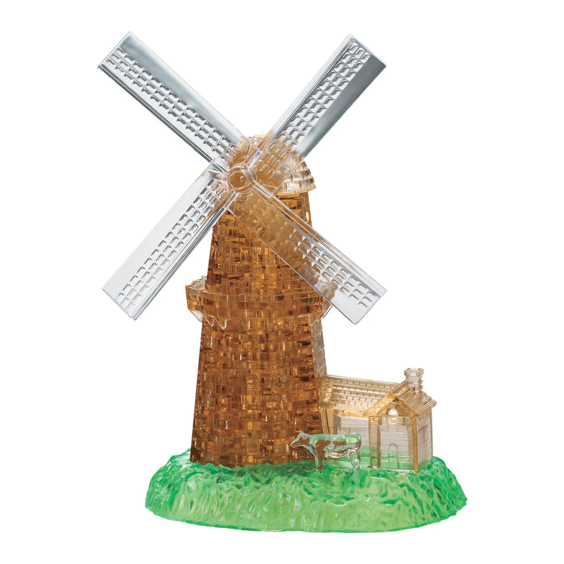 BePuzzled Windmill 3D Crystal Puzzle - 64 pcs