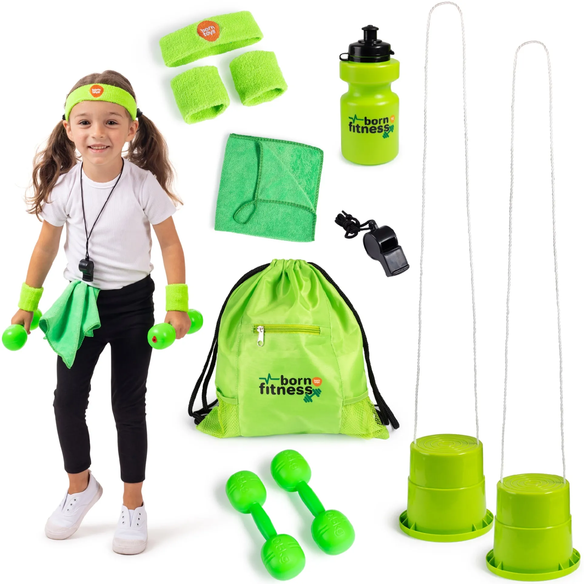 Bintiva My First Fitness Set for Toddlers - Indoor/Outdoor Gym Kit