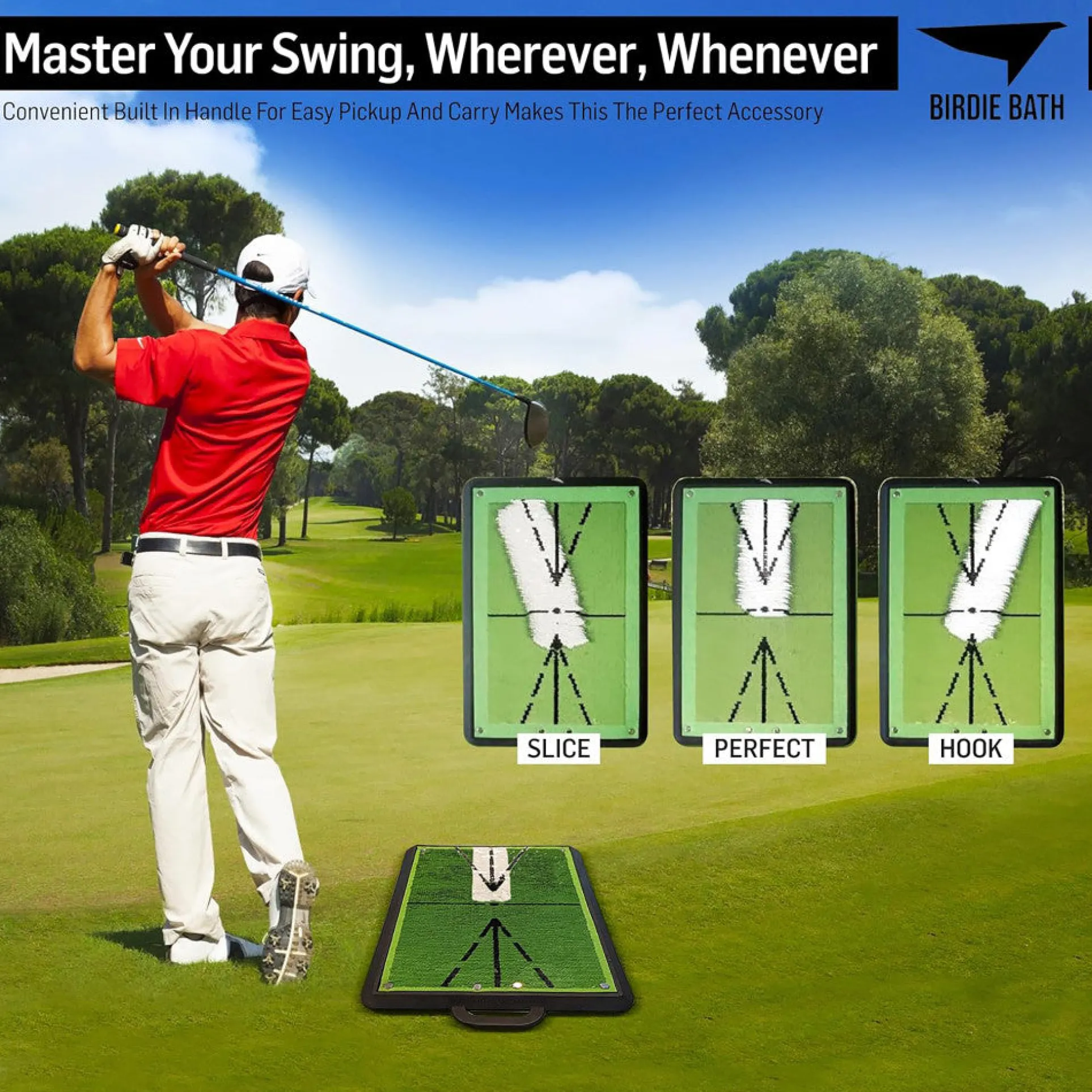 Birdie Golf: Birdie Mat - Pro Premium Swing Training Mat