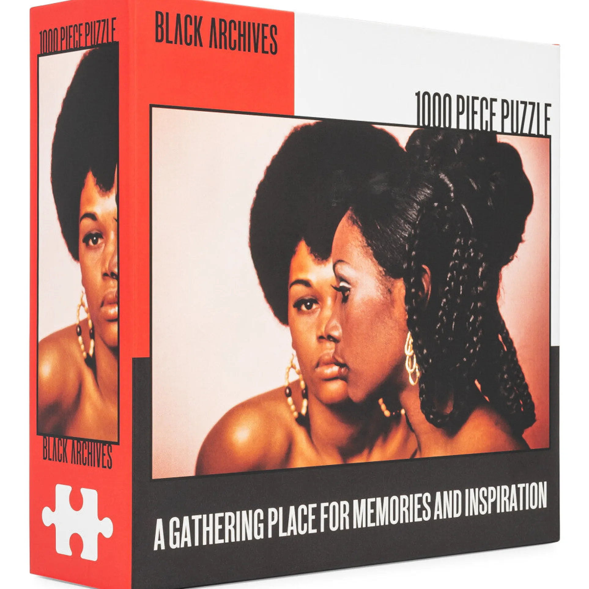 Black Archives Two Women Themed Jigsaw Puzzle - 1000 pc