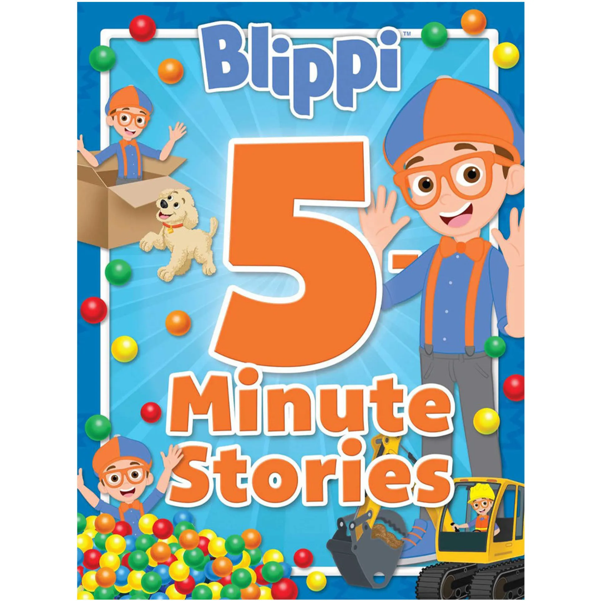 Blippi 5-Minute Stories Hardcover Book - Preschool Adventure