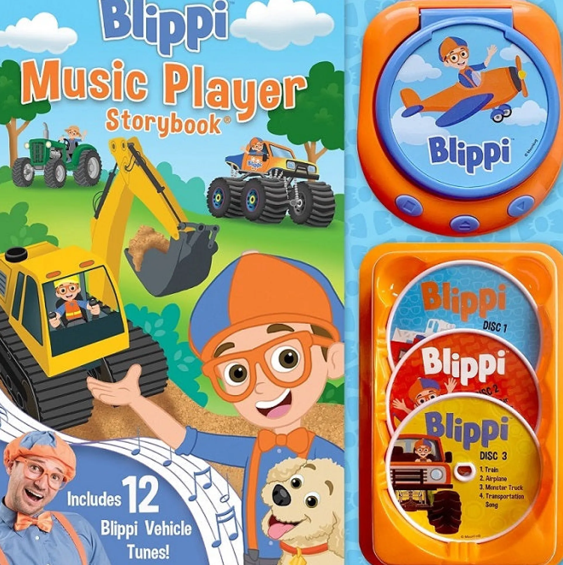 Blippi Music Player with Interactive Storybook