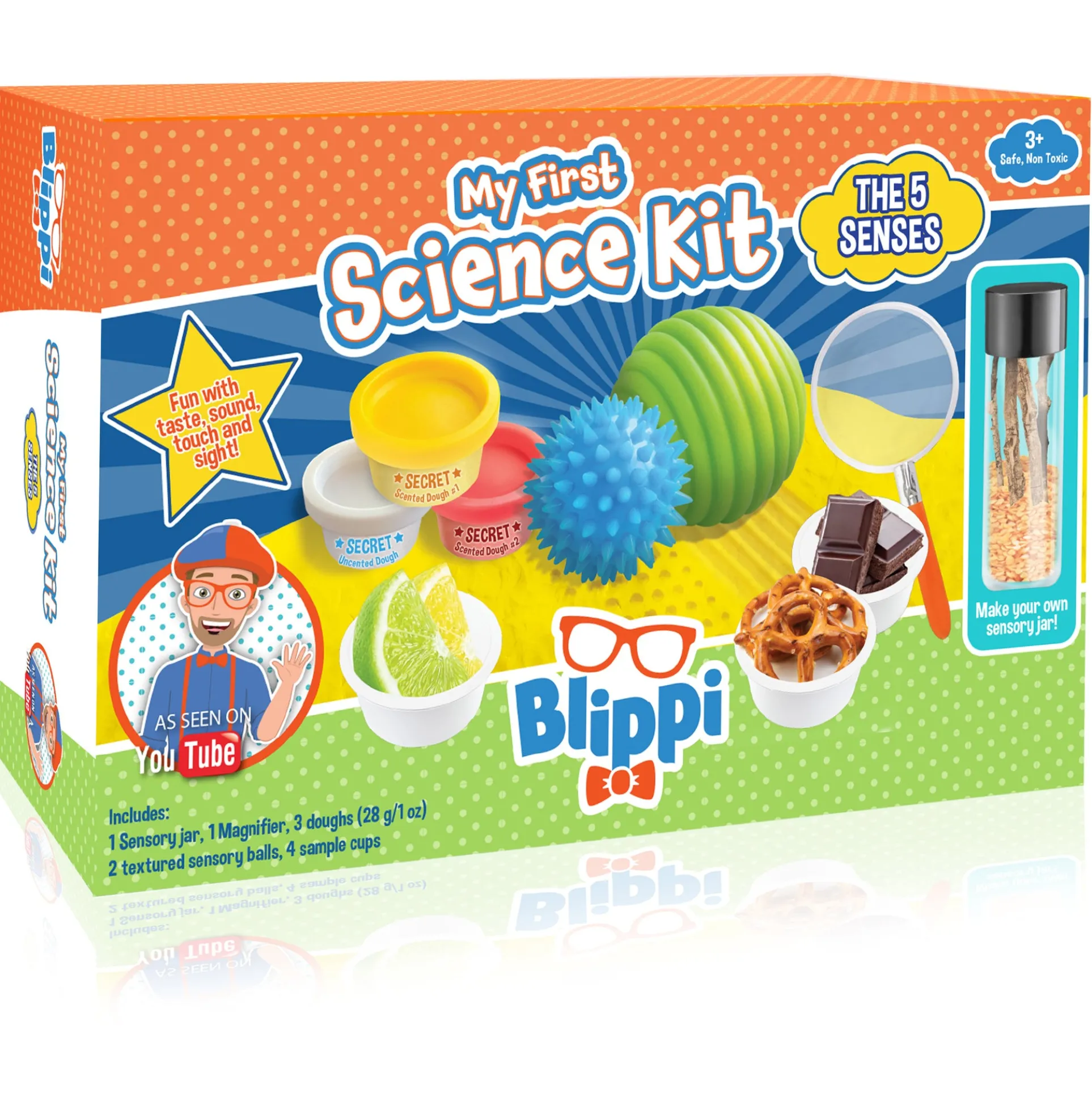 Blippi My First Sensory Science Kit - Explore Five Senses