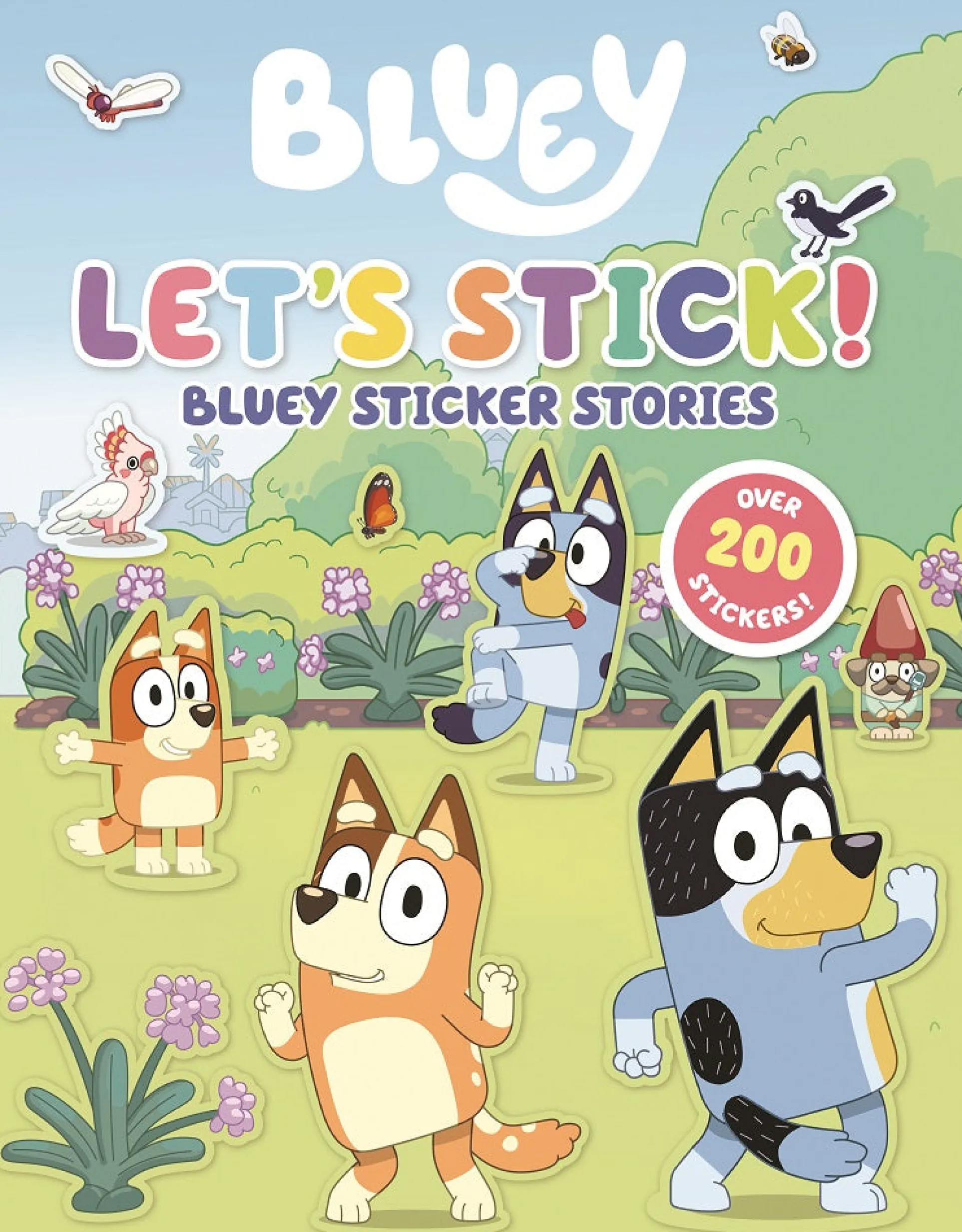 Bluey: Let's Stick! Super Sticker Scenes Activity Book