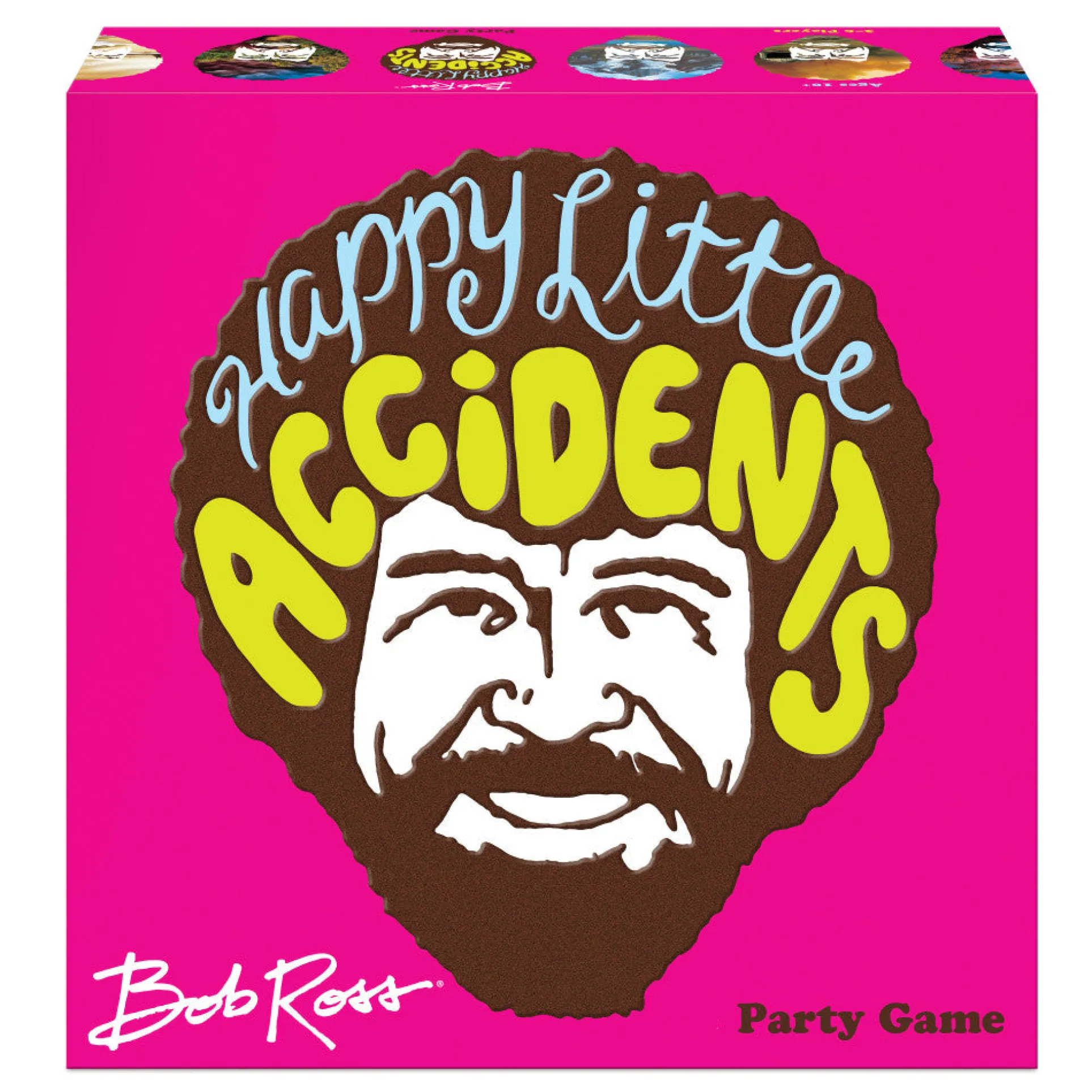 Bob Ross Happy Little Accidents Party Game