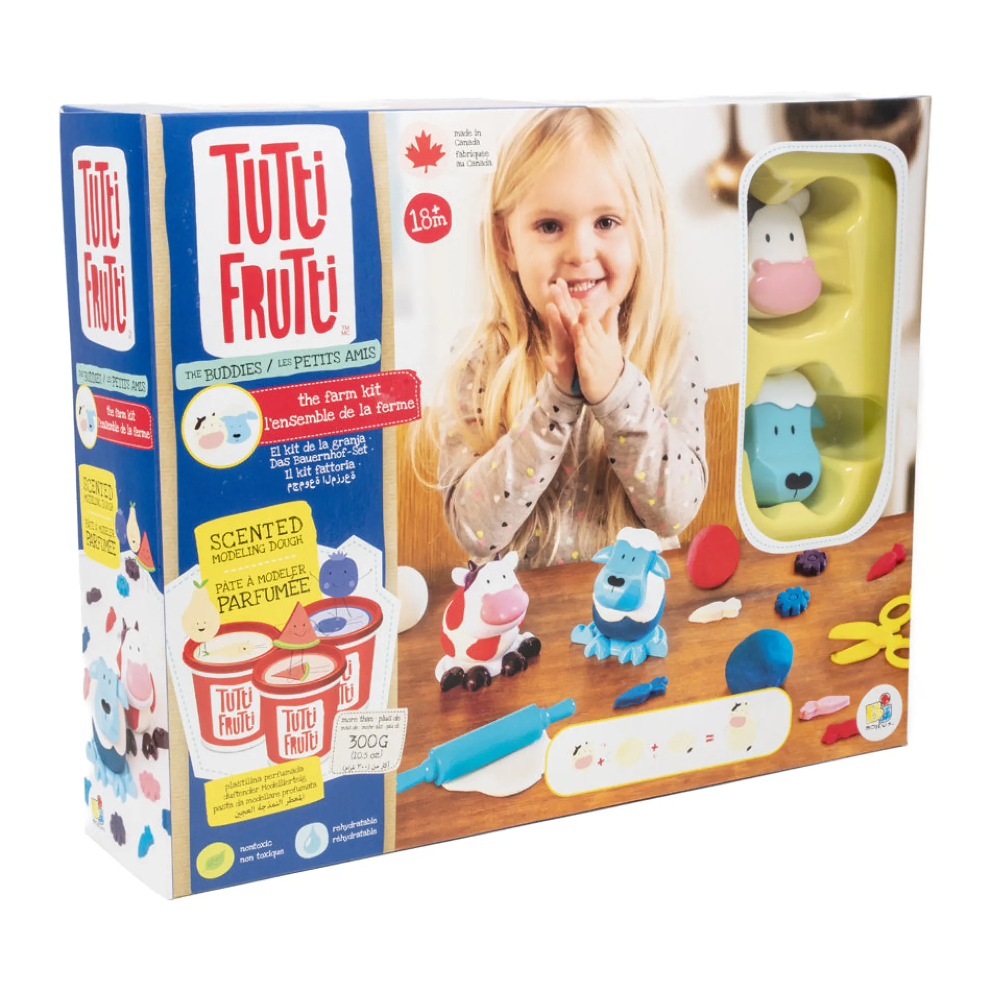 Bojeux Tutti Frutti Farm-Themed Scented Modeling Dough Kit