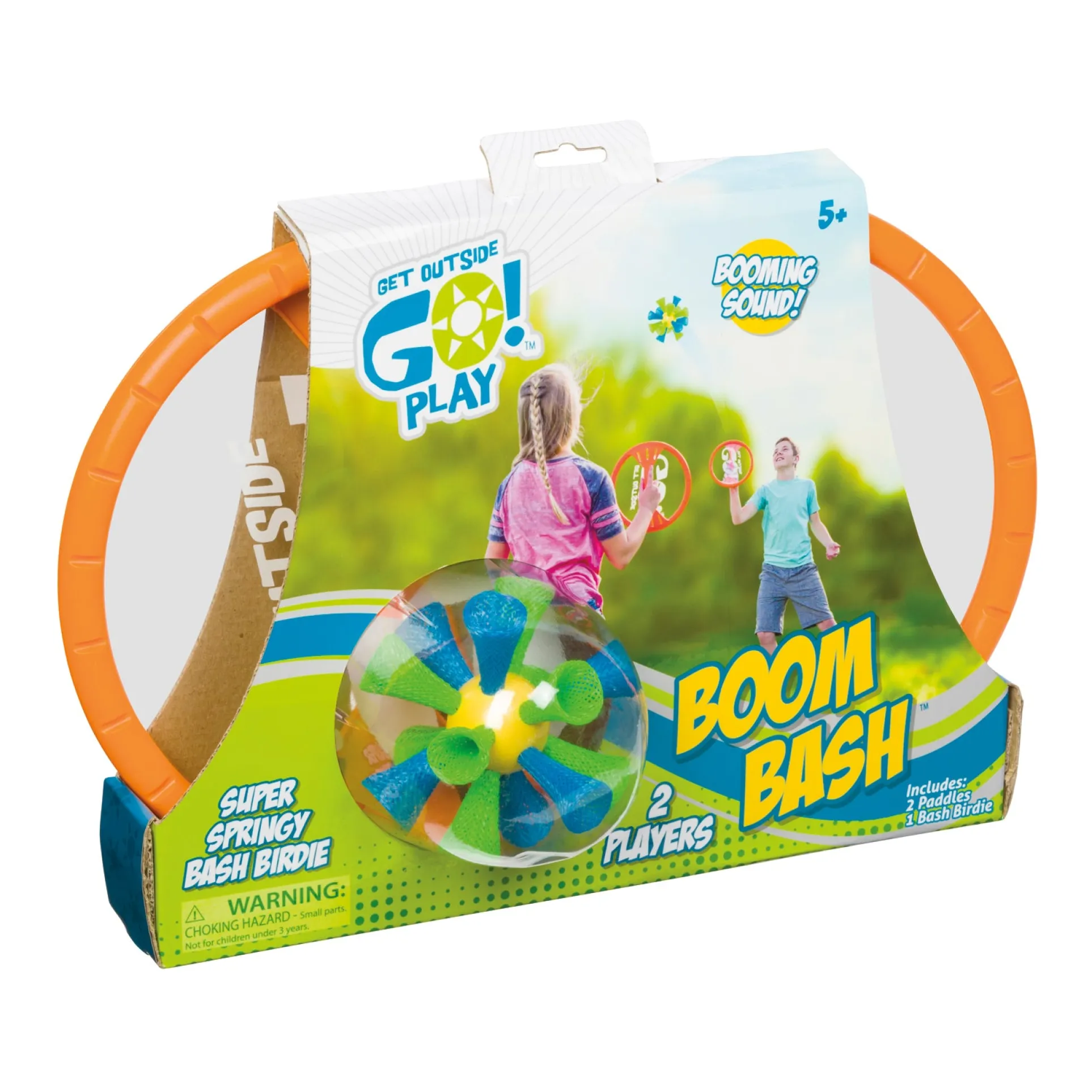 Boom Bash Outdoor Paddle and Bash Birdie Game