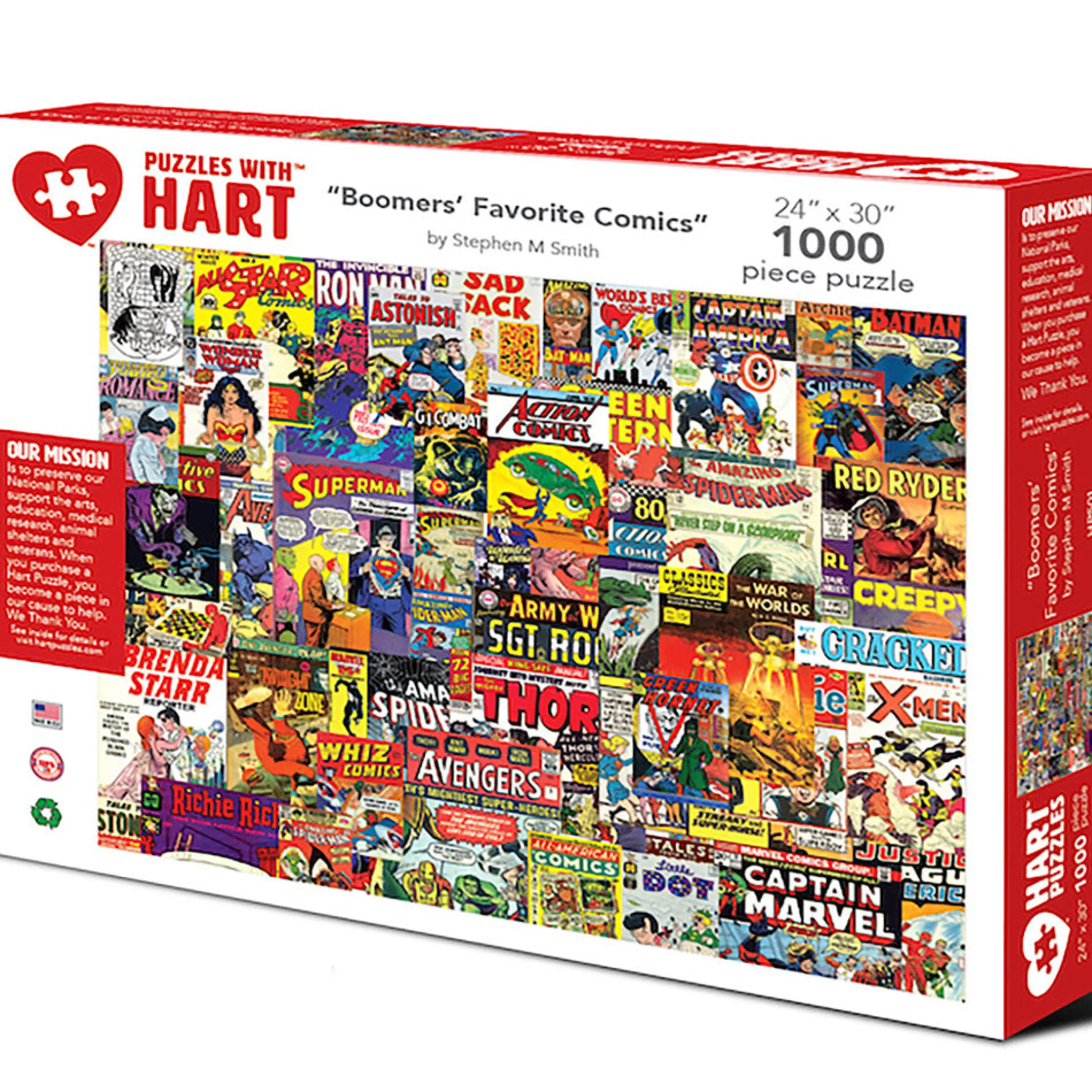 Boomers' Favorite Comics 1000 pc Jigsaw Puzzle by Steve Smith
