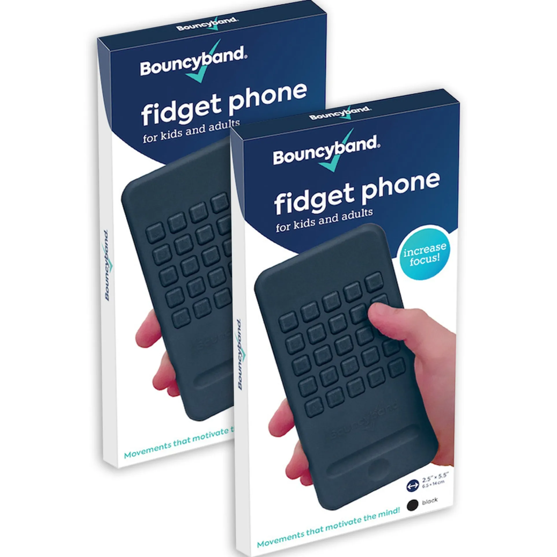 Bouncyband® Fidget Phone Duo Pack - Focus & Fun On-the-Go
