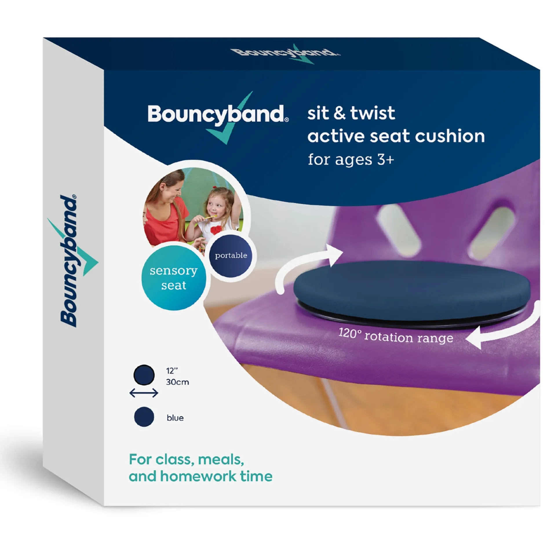 Bouncyband Sit & Twist Active Seat Cushion for Kids