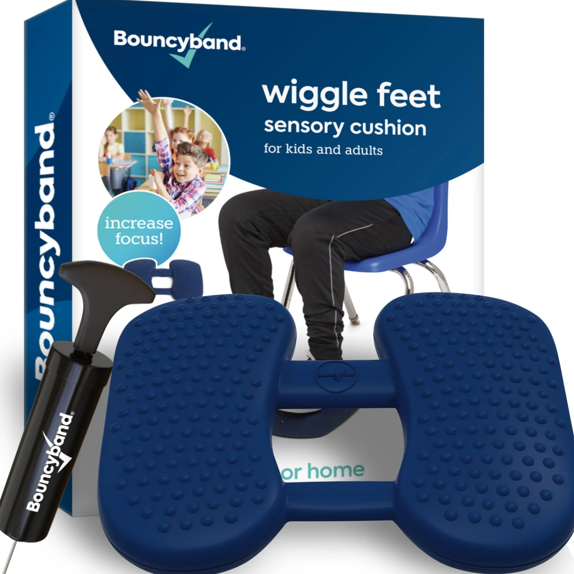 Bouncyband® Wiggle Feet Sensory Cushion: Focus & Fun in Motion