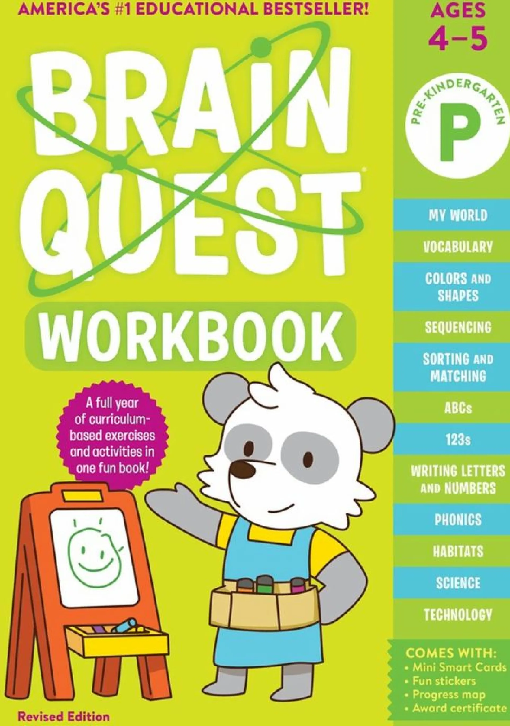 Brain Quest Pre-K Workbook - Revised Edition with Interactive Features