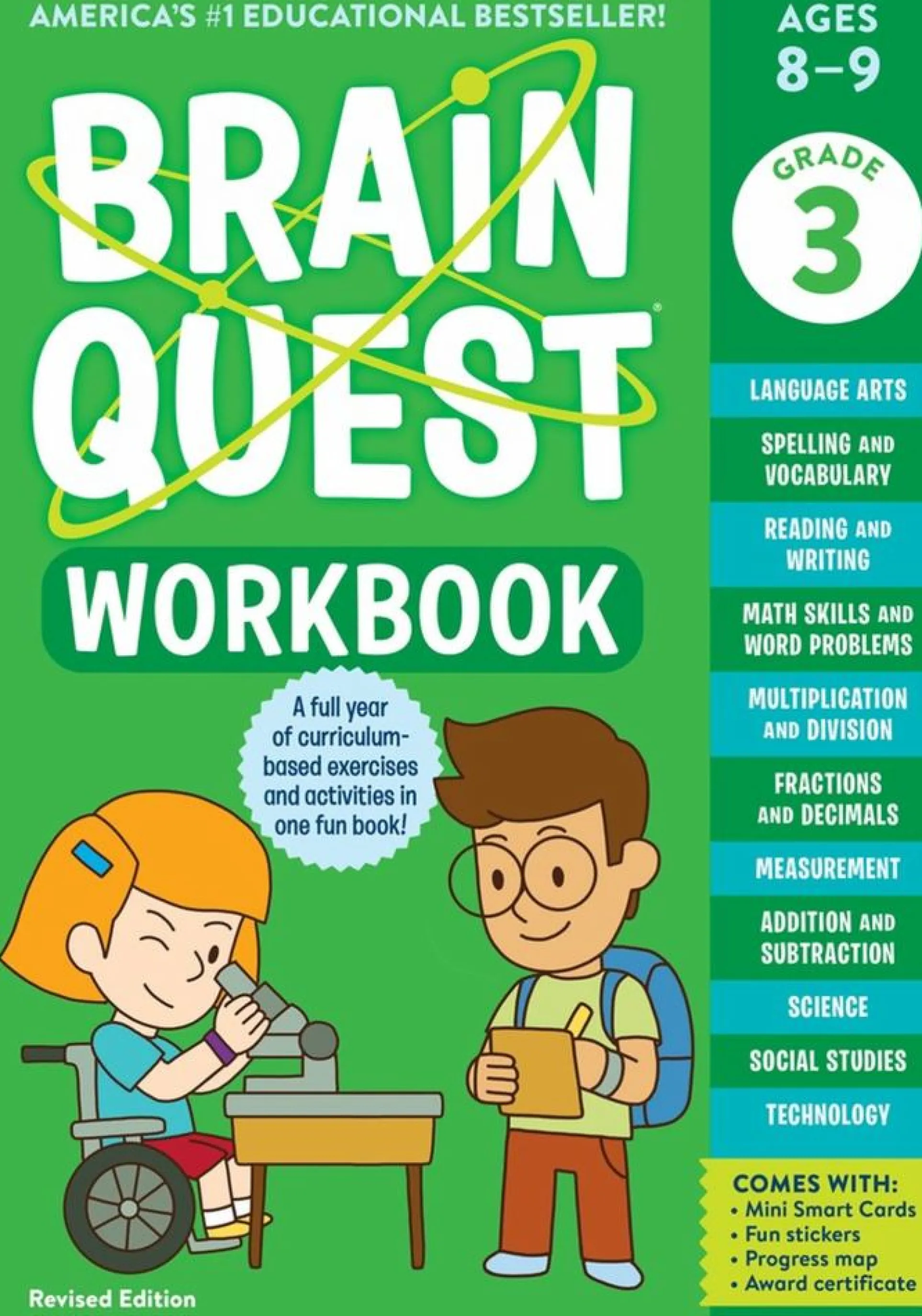 Brain Quest Workbook - 3rd Grade Revised Edition - Fun Learning Activities