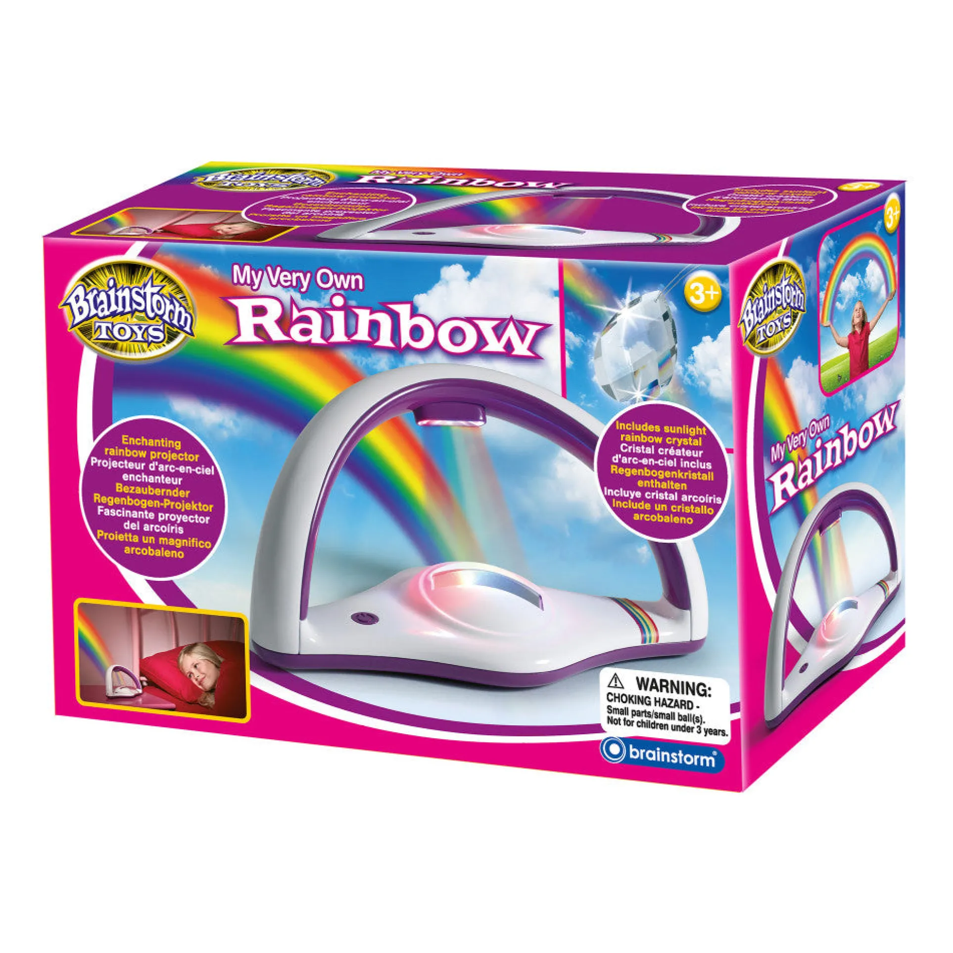 Brainstorm Toys My Very Own Rainbow Projector - Colorful LED Rainbow Maker