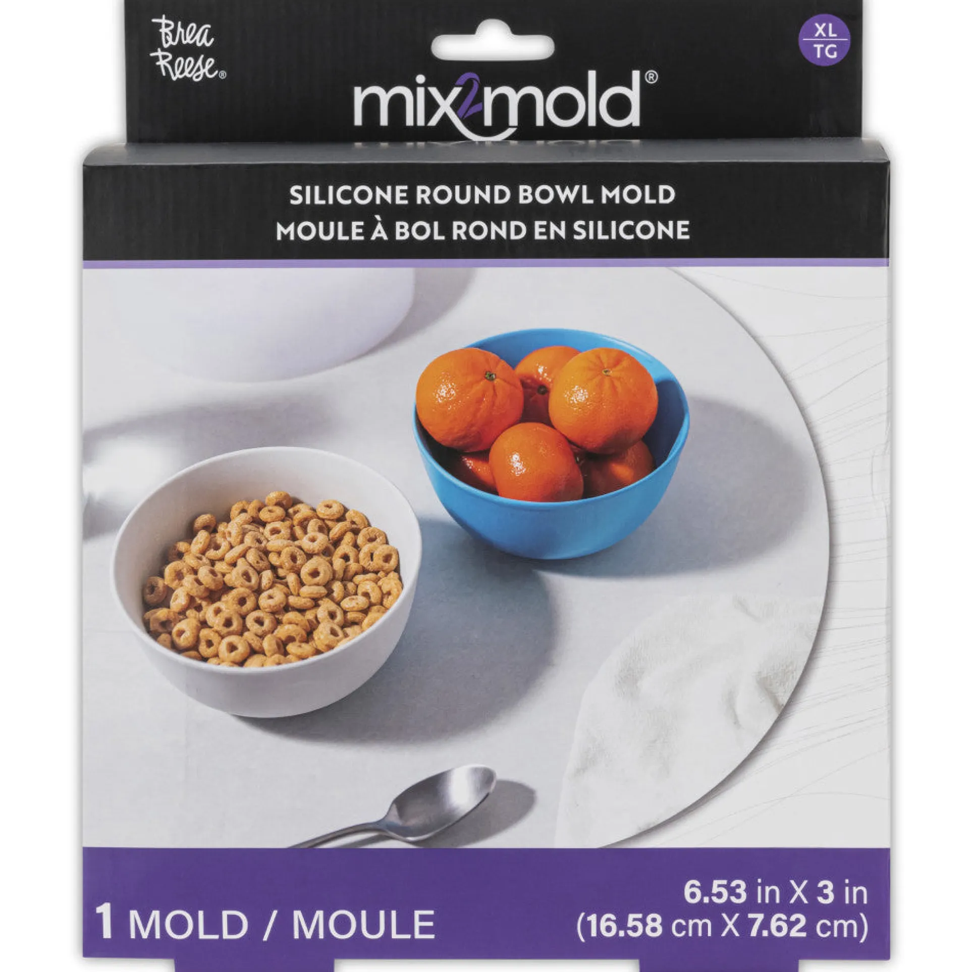 Brea Reese Mix2Mold Silicone Cereal & Soup Bowl Mold