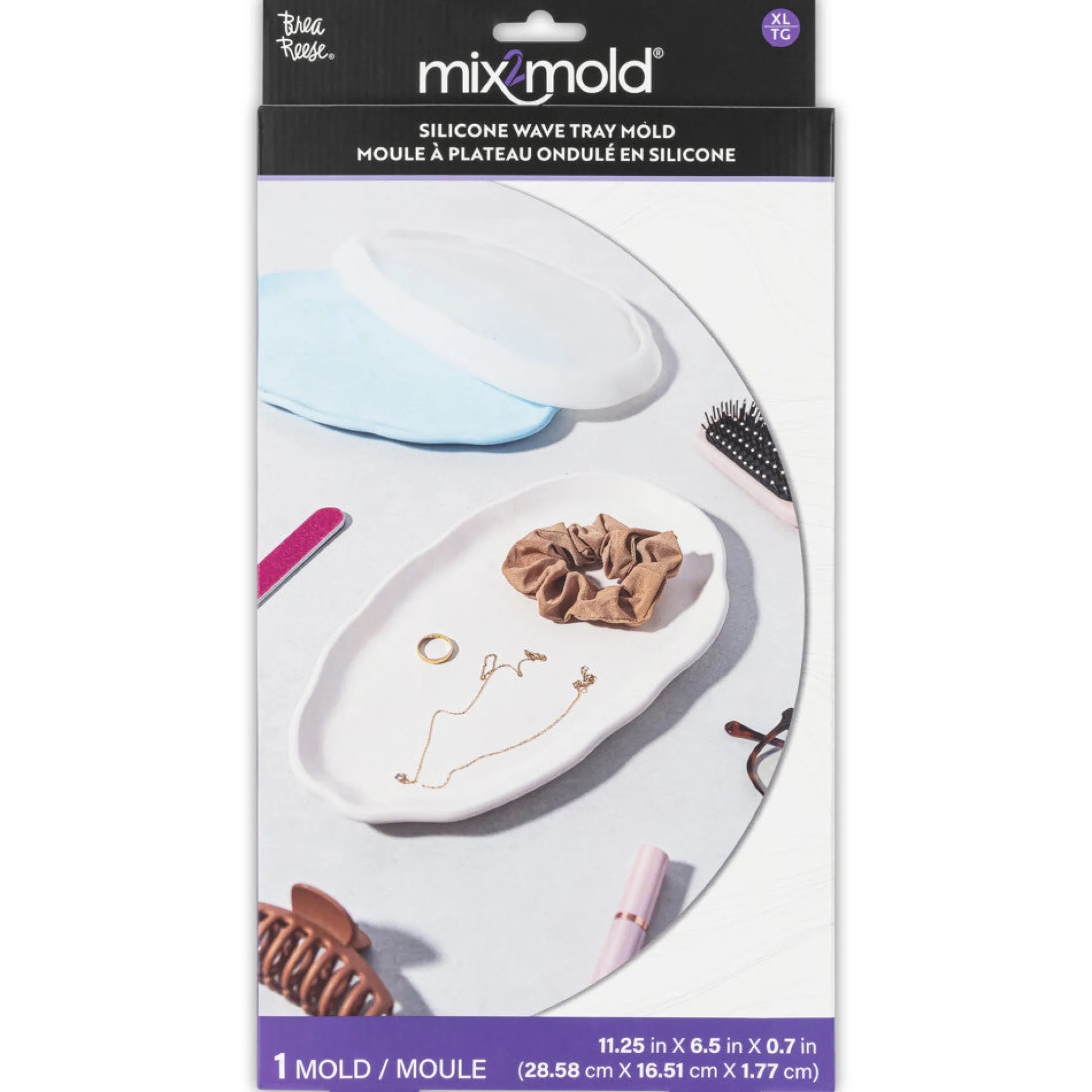 Brea Reese Mix2Mold Versatile Silicone Wave Tray Mold