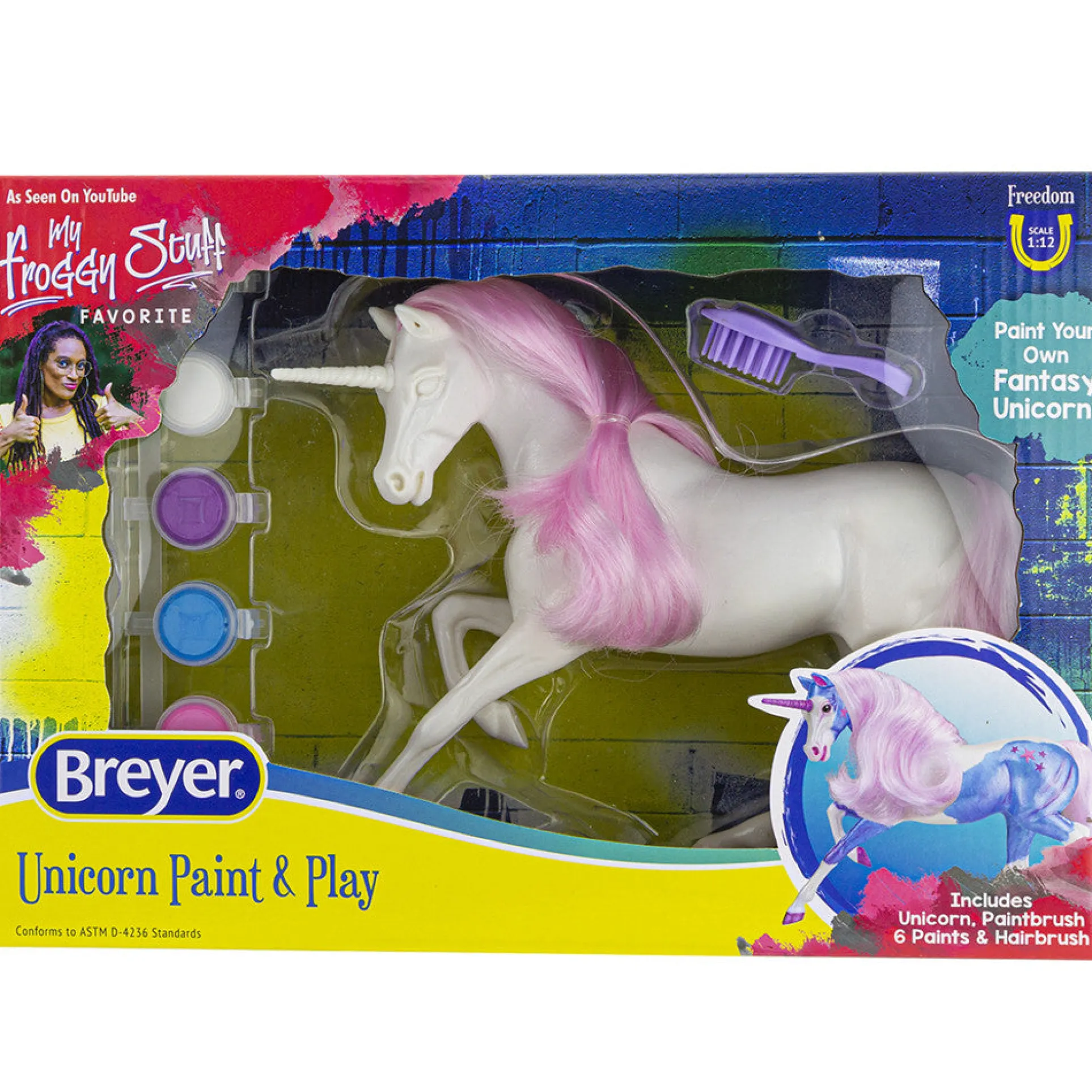 Breyer Freedom Series Paint & Play Unicorn Kit - Yellow