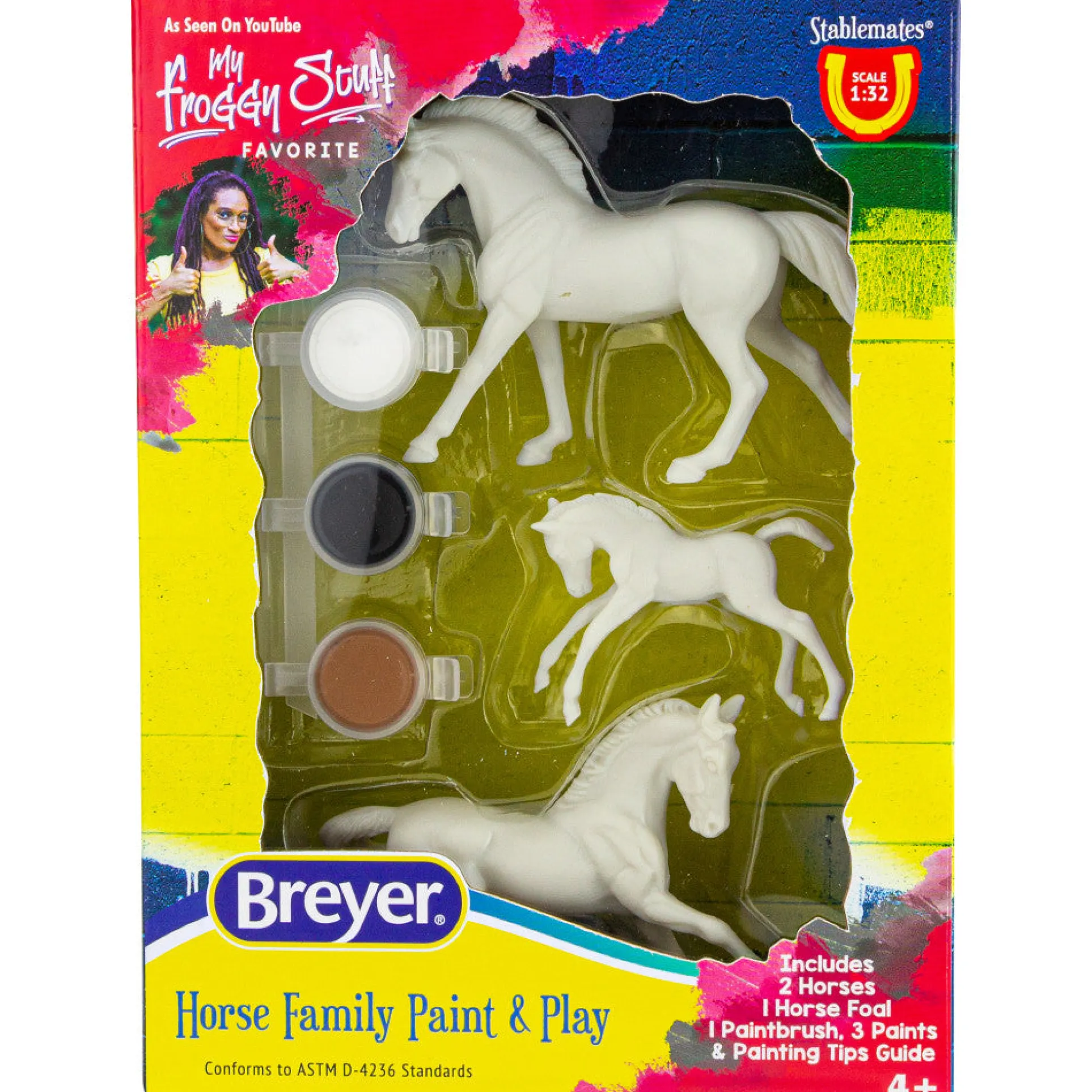 Breyer Stablemates Horse Family Painting Kit - 1:32 Scale, 3 Piece Set