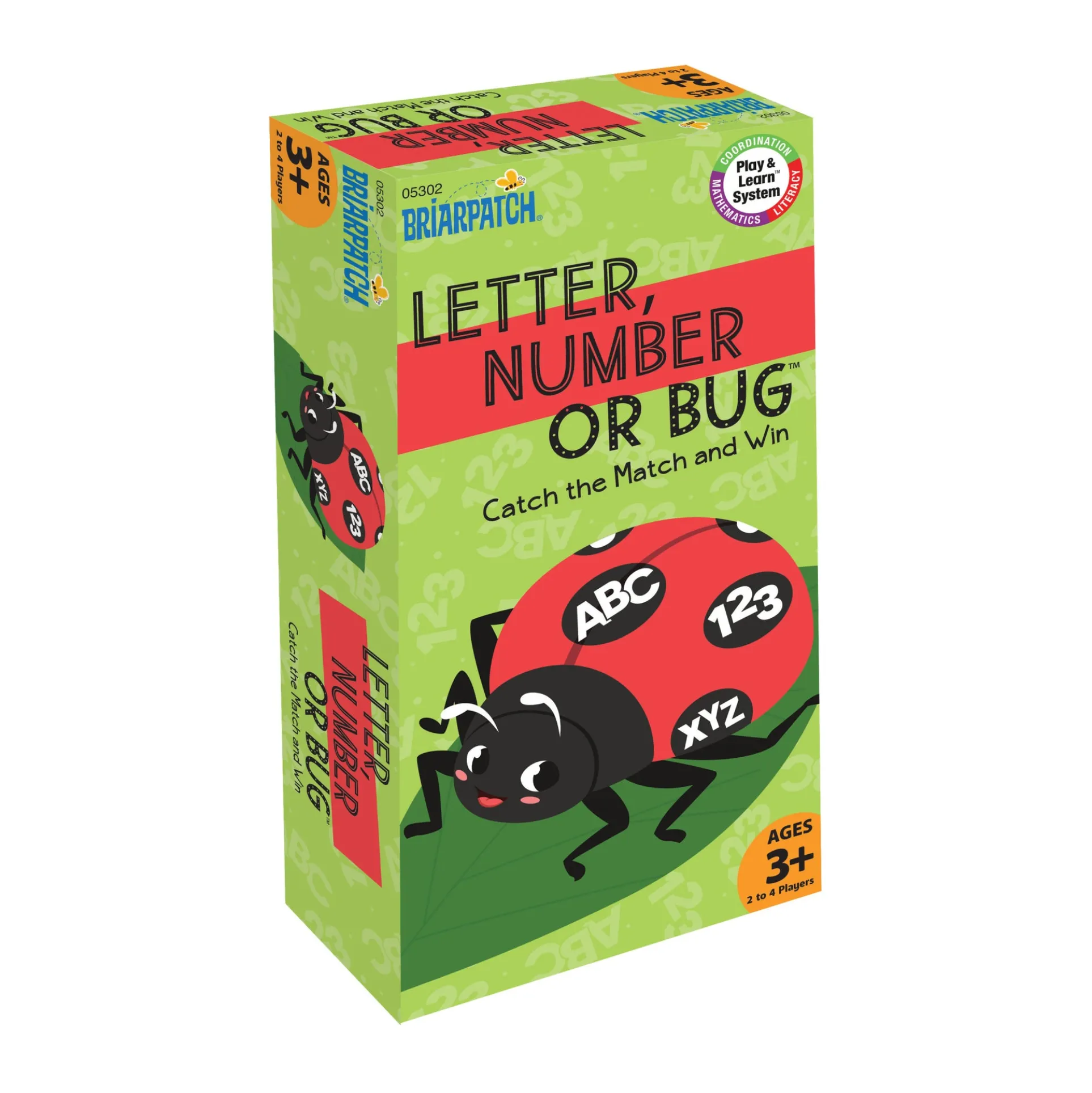 Briarpatch Letter, Number or Bug - Preschool Matching Game