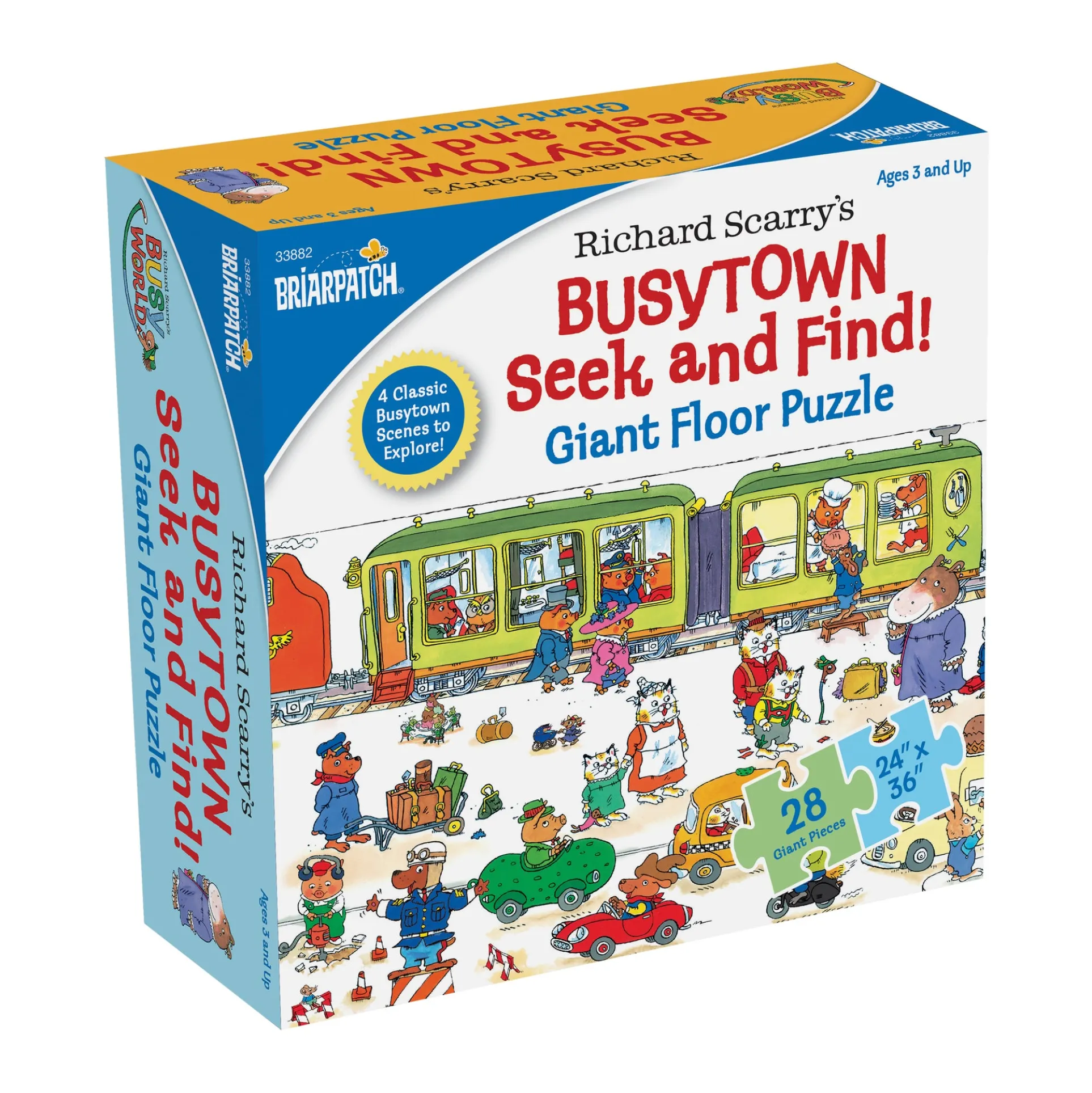 Briarpatch Richard Scarry's Busytown Seek & Find Giant Floor Puzzle - 28 pc
