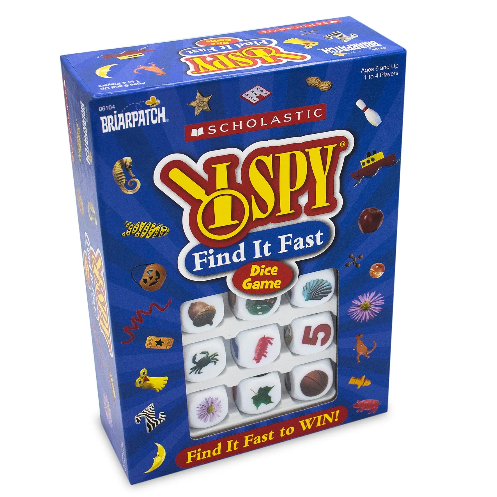 Briarpatch Scholastic I SPY Find It Fast Dice Game
