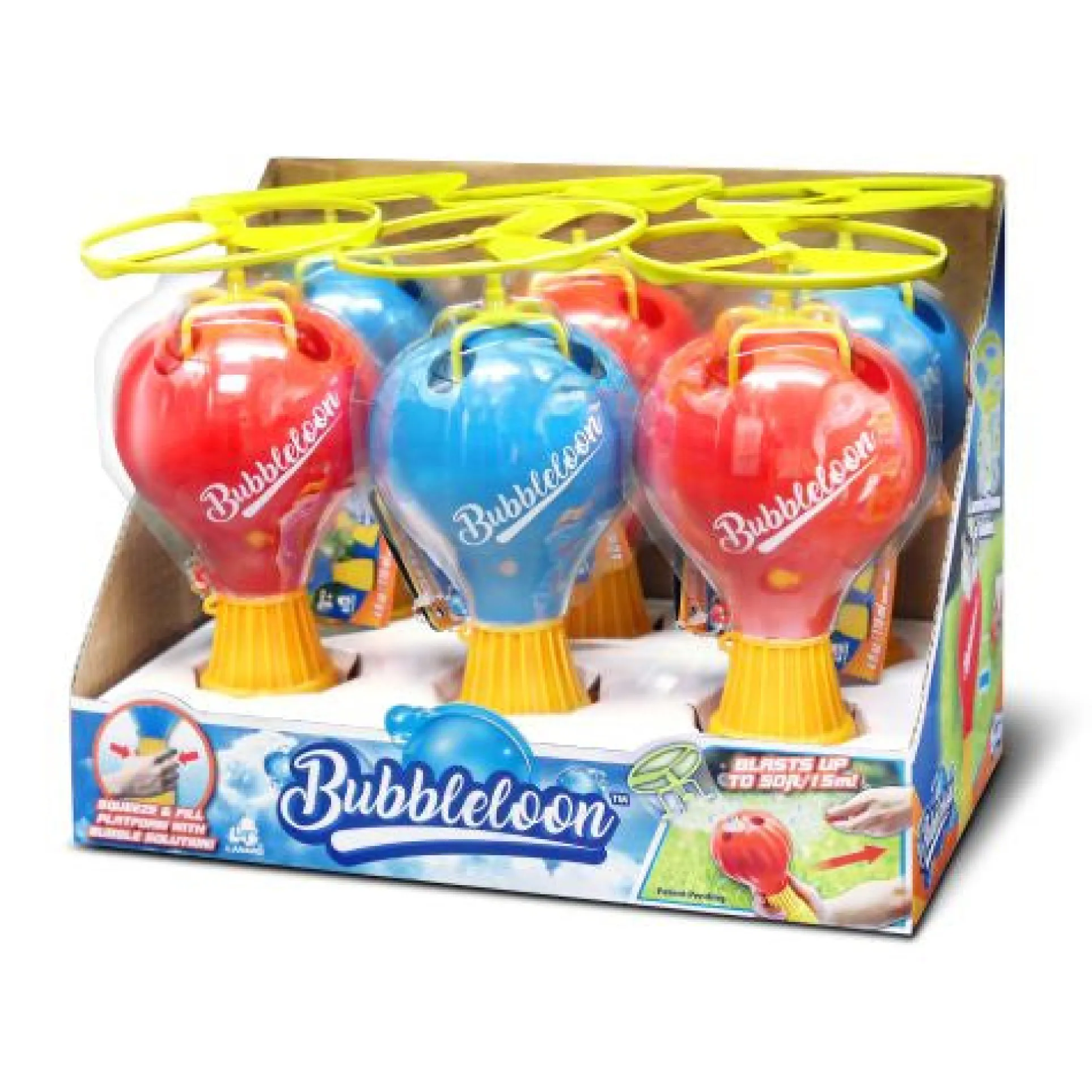 Bubbleloon Colorful Outdoor Bubble Launcher Toy