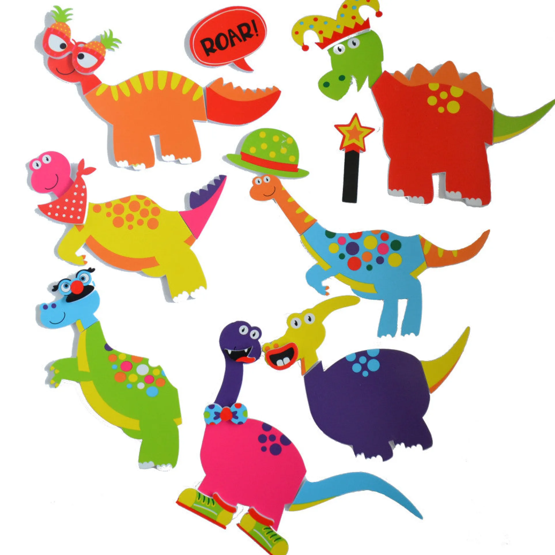 Buddy & Barney: Magical Mix & Match Dinosaur Bath Time Stickers