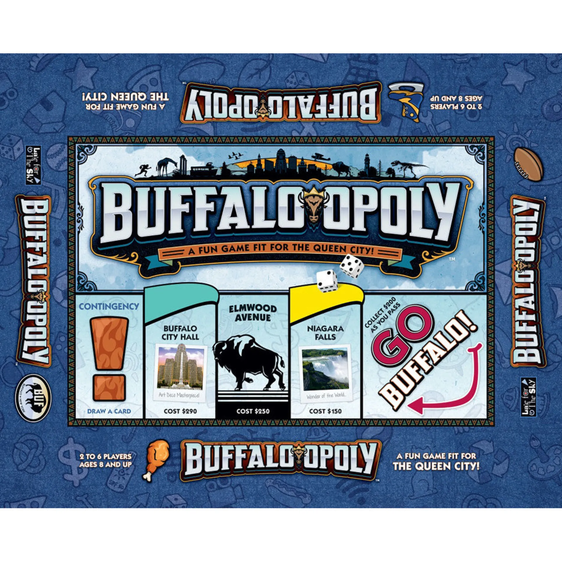 Buffalo-Opoly City Edition Board Game by Late For The Sky