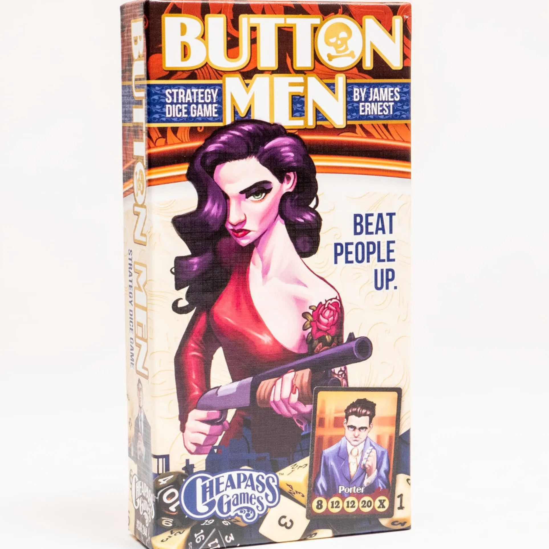 Button Men: Fight City Edition Strategy Dice Game