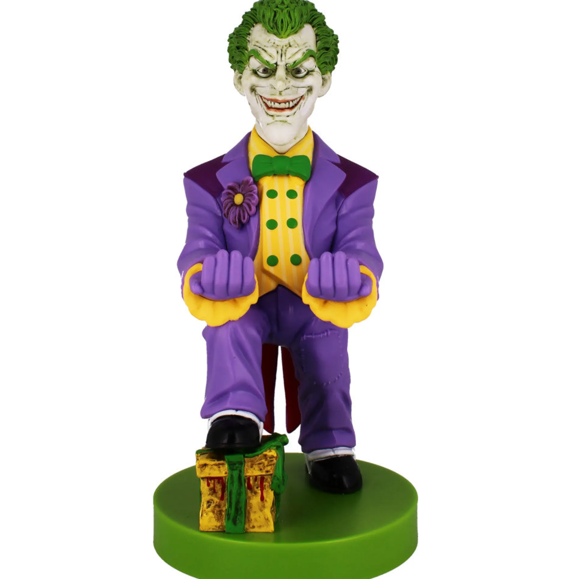 Cable Guys Joker Themed Controller & Phone Holder - DC Comics - Purple