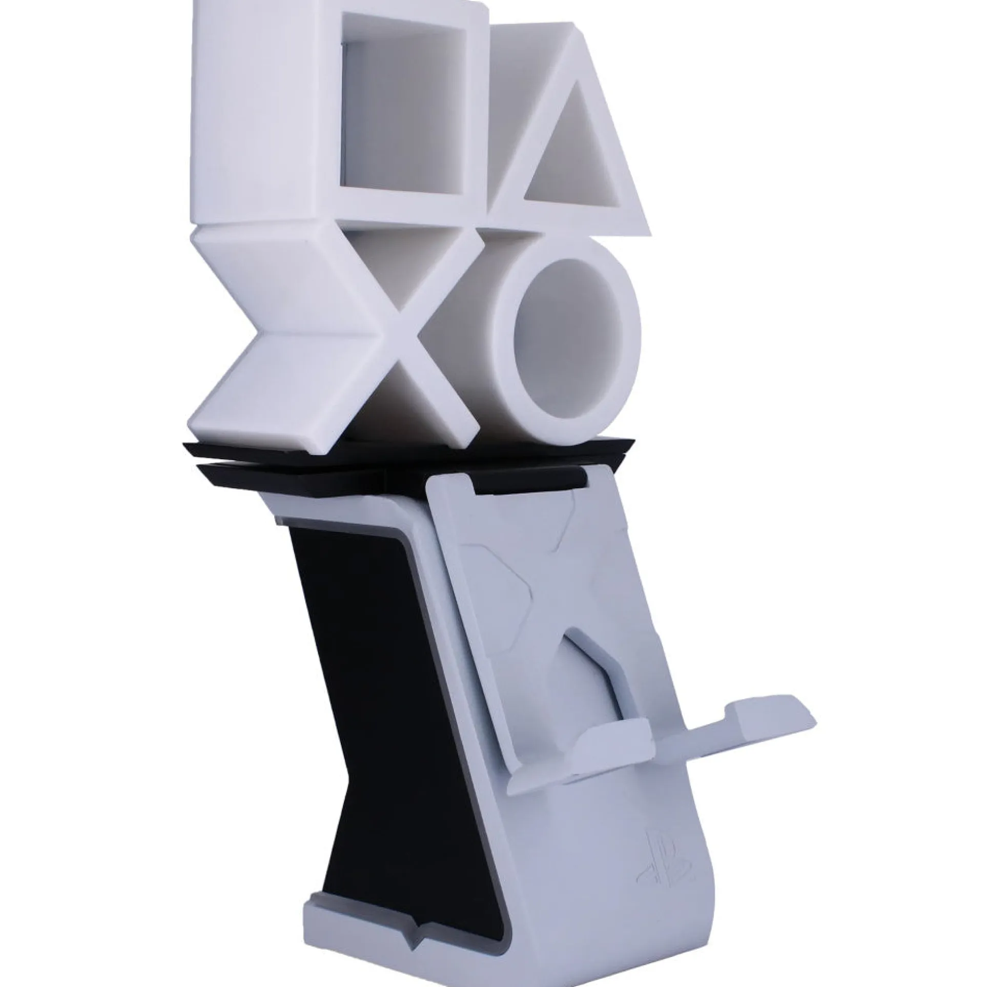 Cable Guys LED IKONS PlayStation Logo - White & Blue - Controller and Phone Holder