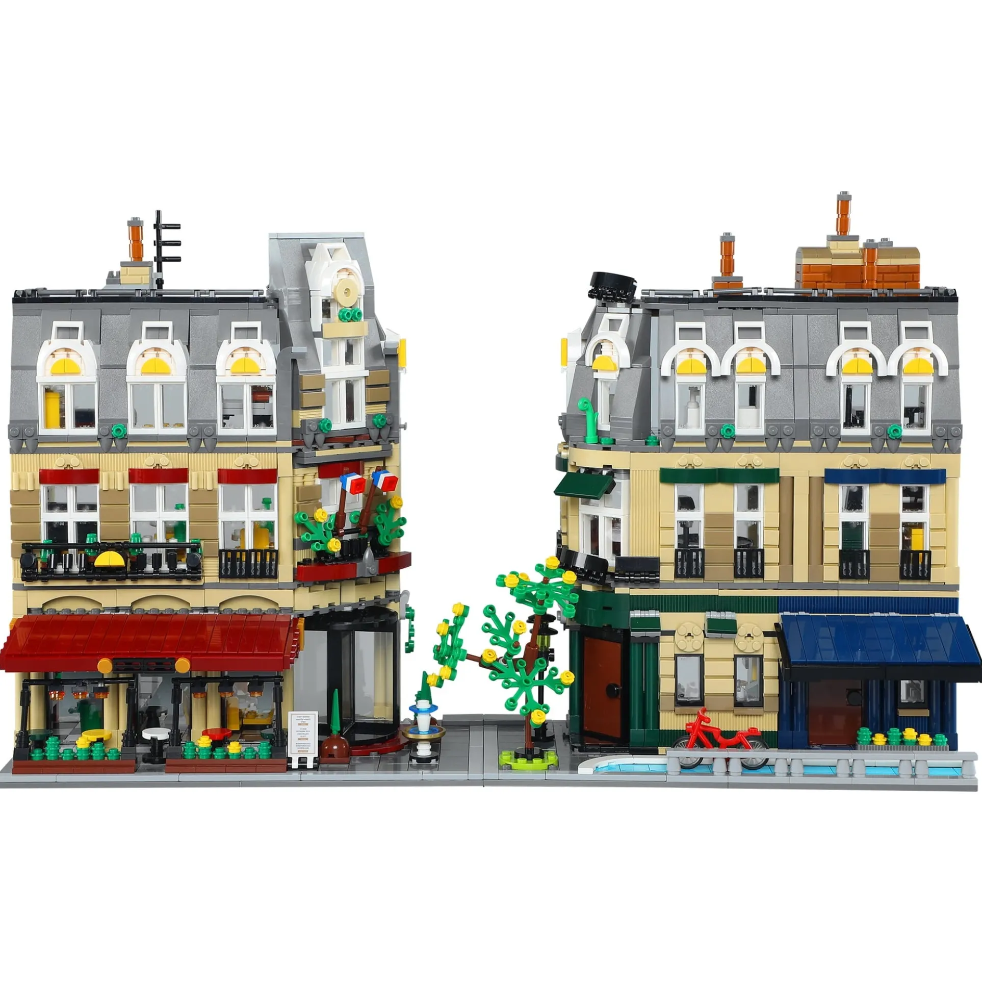 CaDA Parisian Charm 3230-Piece Restaurant Building Set - Street View Series