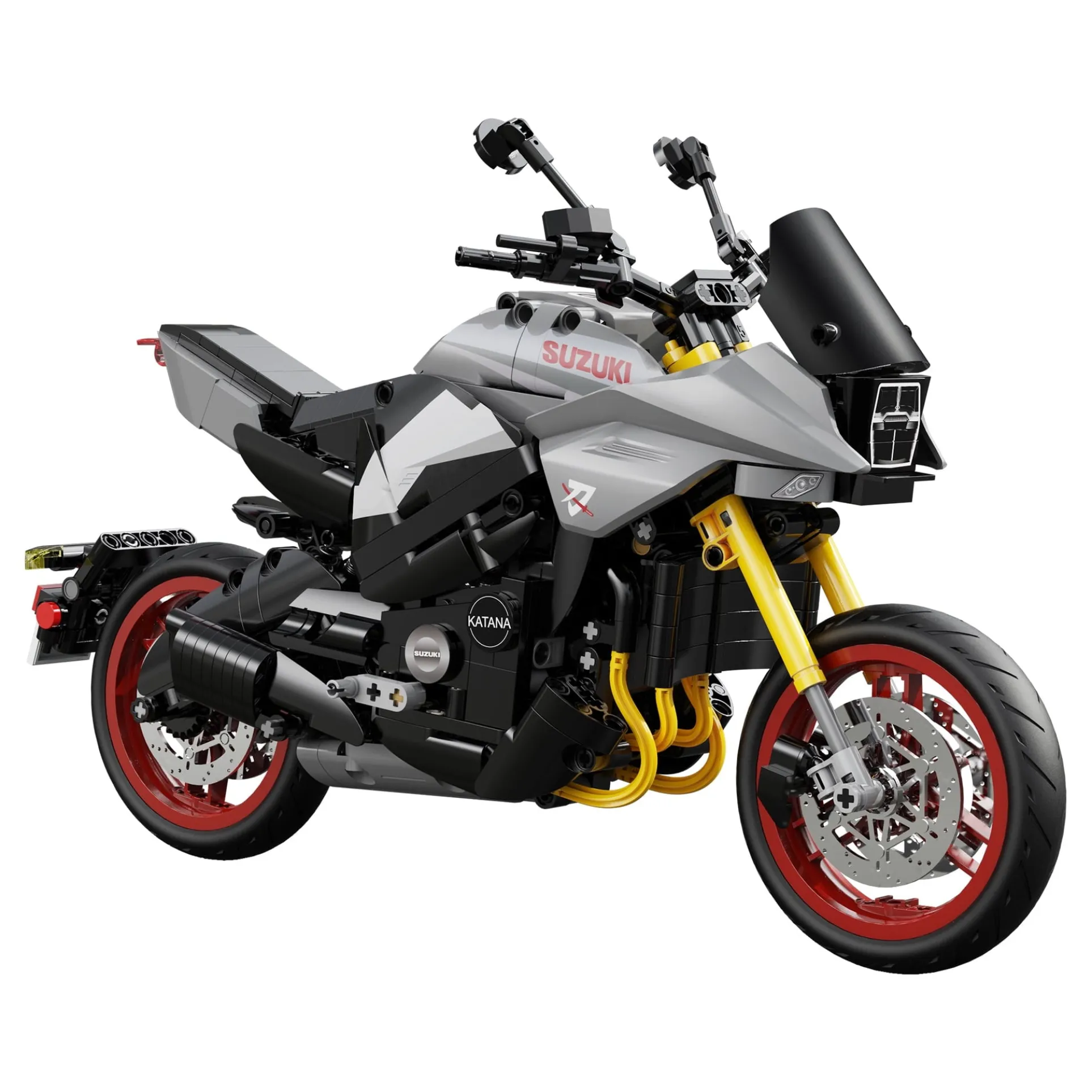 CaDA Suzuki Katana Motorcycle Model Kit, Authentic 1:6 Scale Sports Street Bike Replica