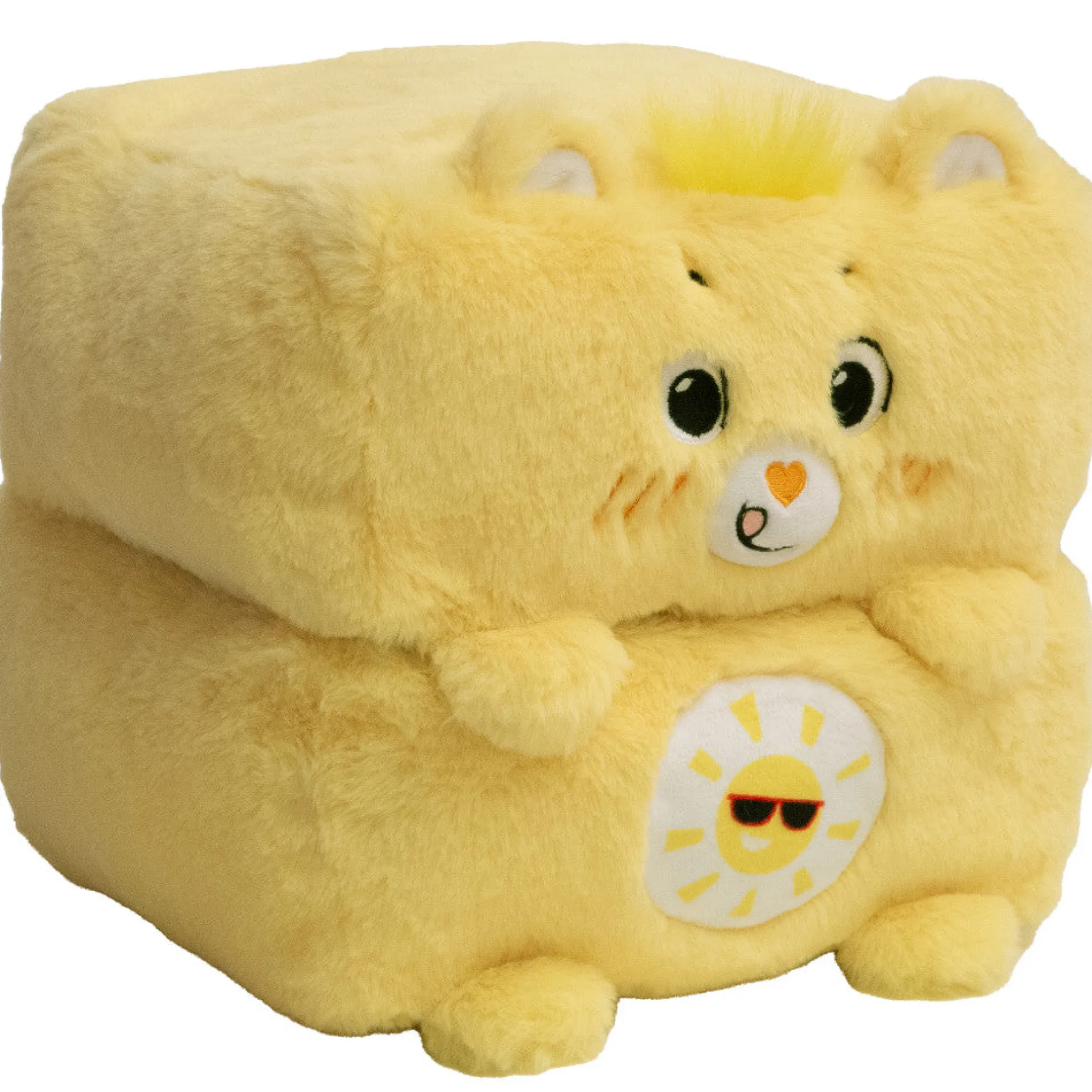 Care Bears Happy Nappers Funshine Bear 10-inch Pop N' Play Cube