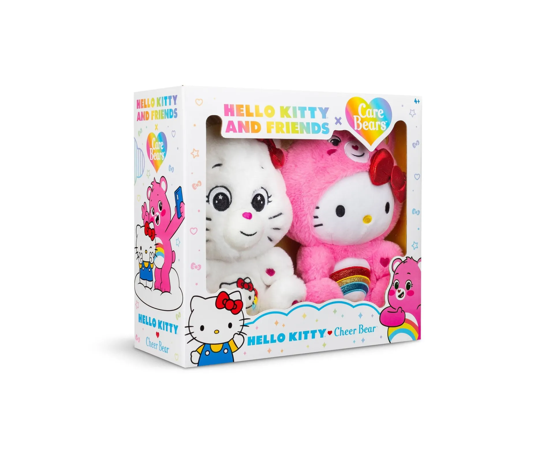 Care Bears Hello Kitty Plush, 2pk
