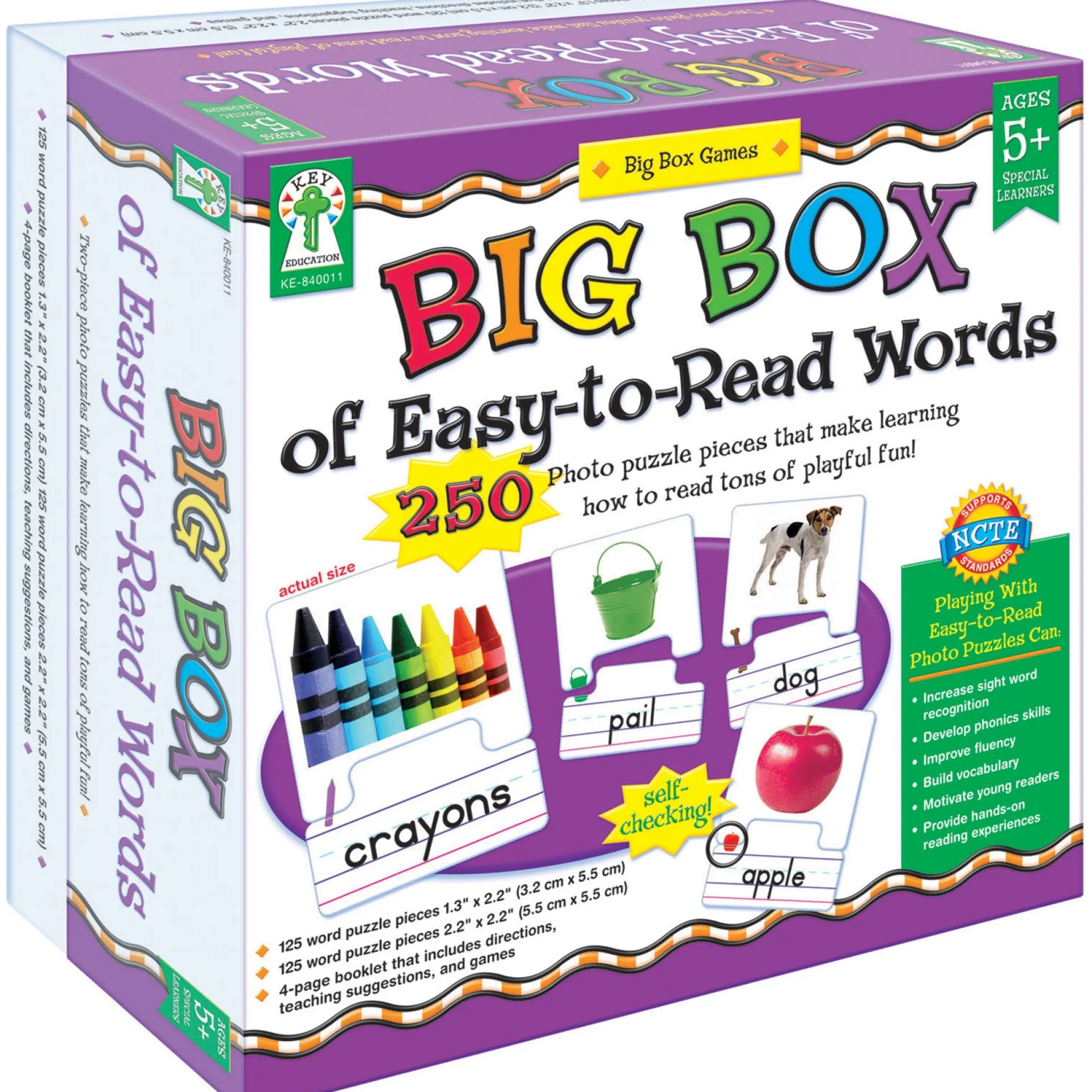Carson Dellosa Big Box of Easy-to-Read Words - Educational Board Game for Kids