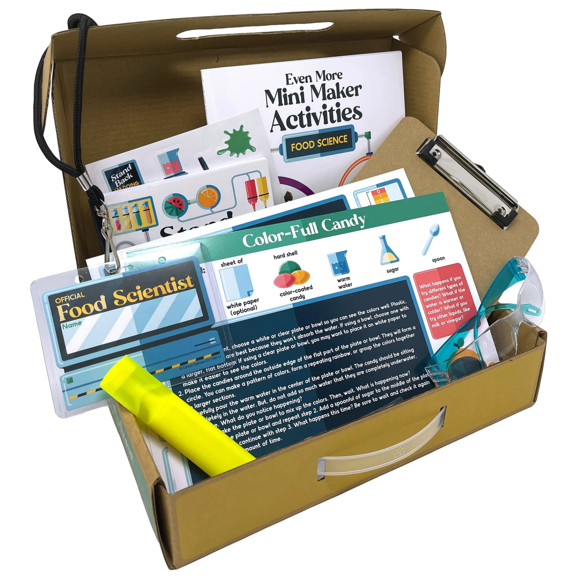 Carson Dellosa Education Food Science Mini Maker Kit - STEM Learning Set