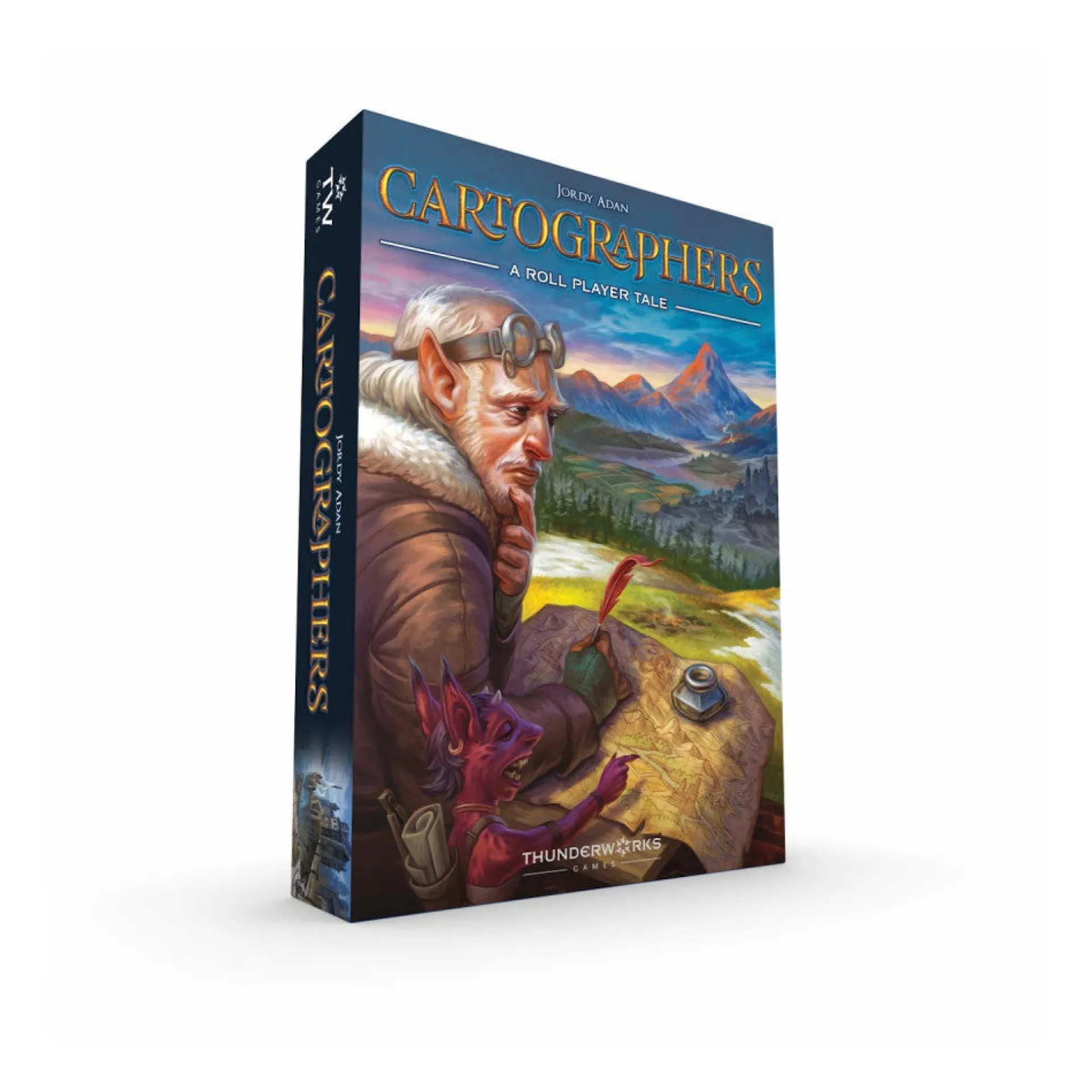 Cartographers: A Roll Player Tale Strategy Board Game