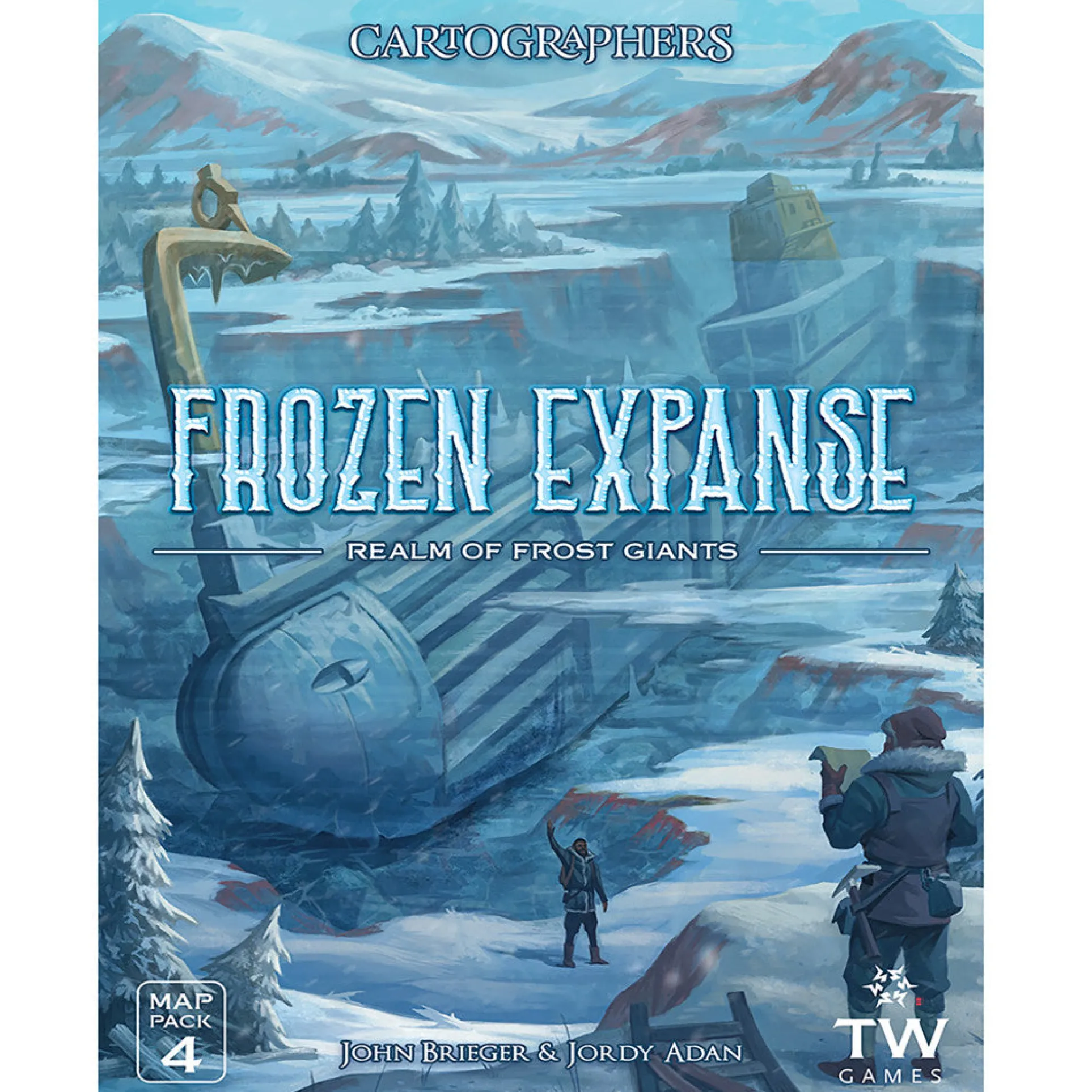 Cartographers Frozen Expanse: Realm of Frost Giants Map Pack 4