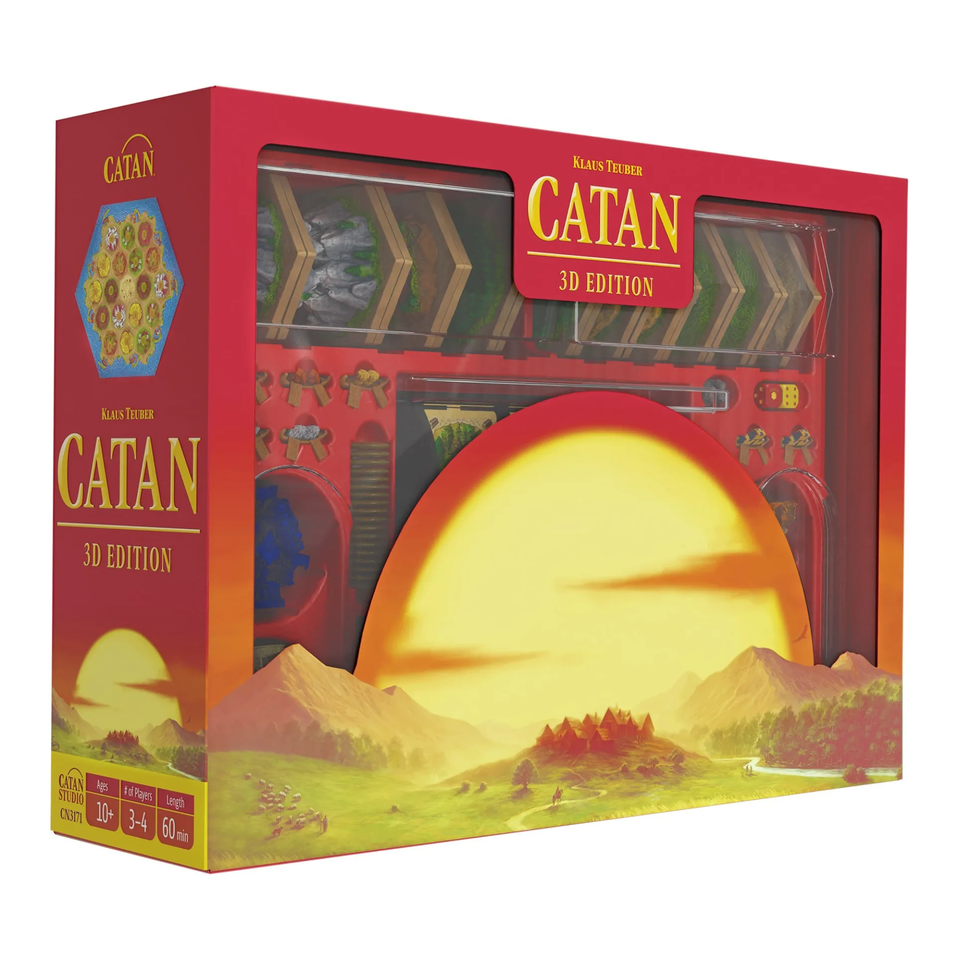 Catan: 3D Edition - Deluxe, Handcrafted Strategy Game